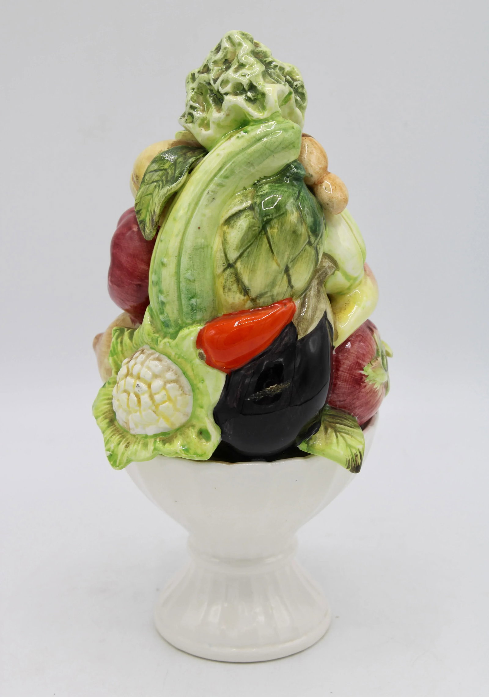 Vintage Italian Ceramic Fruit and Vegetable Topiary - 4