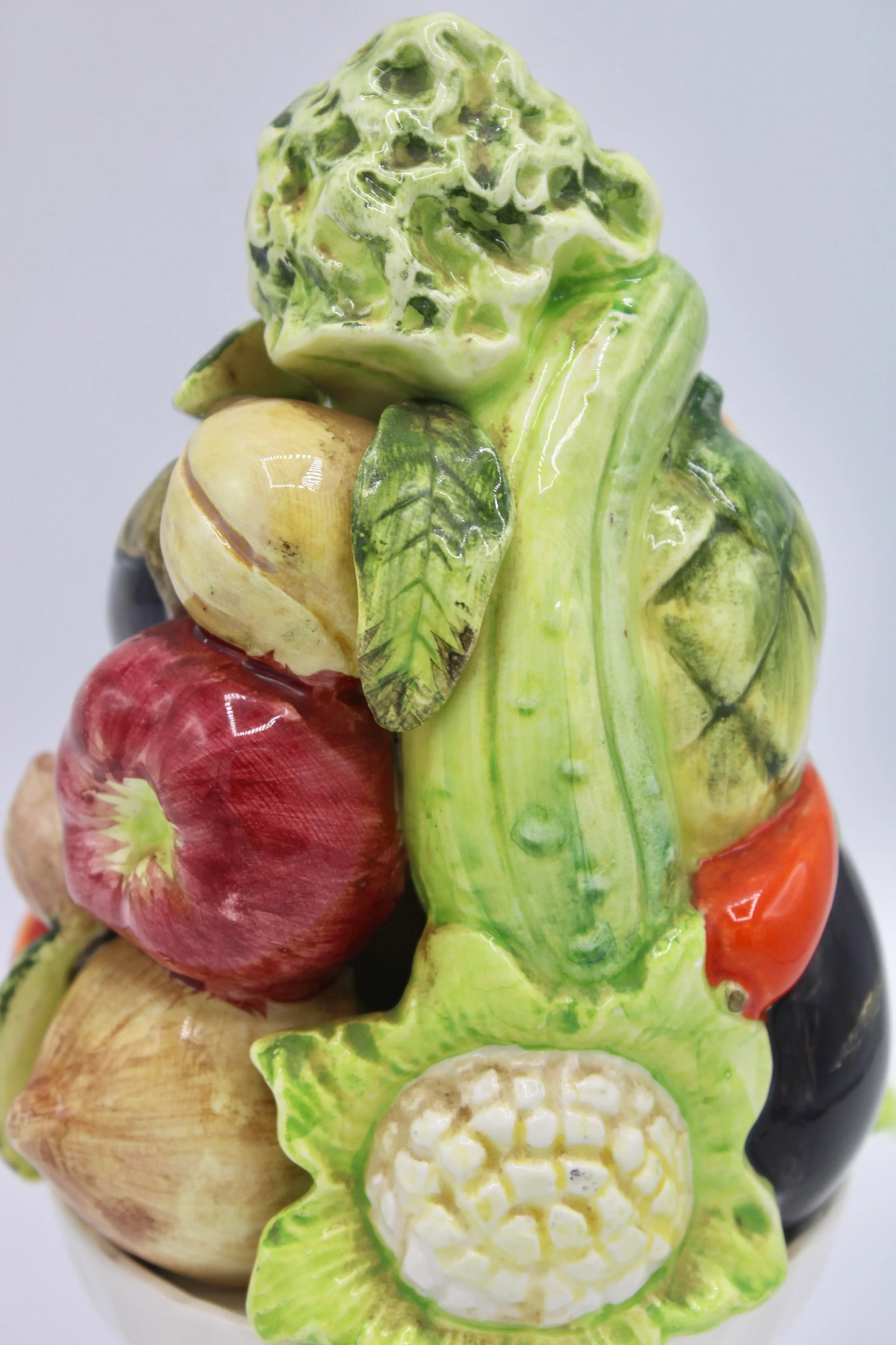 Vintage Italian Ceramic Fruit and Vegetable Topiary - 7