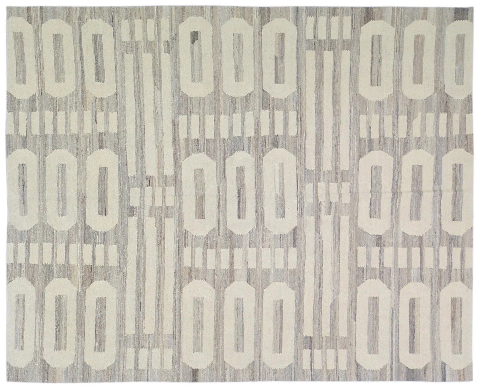 1960s Vintage Moroccan Tribal Handmade Hand Knotted Kilim With Natural Colors,6'x7'6 - 3