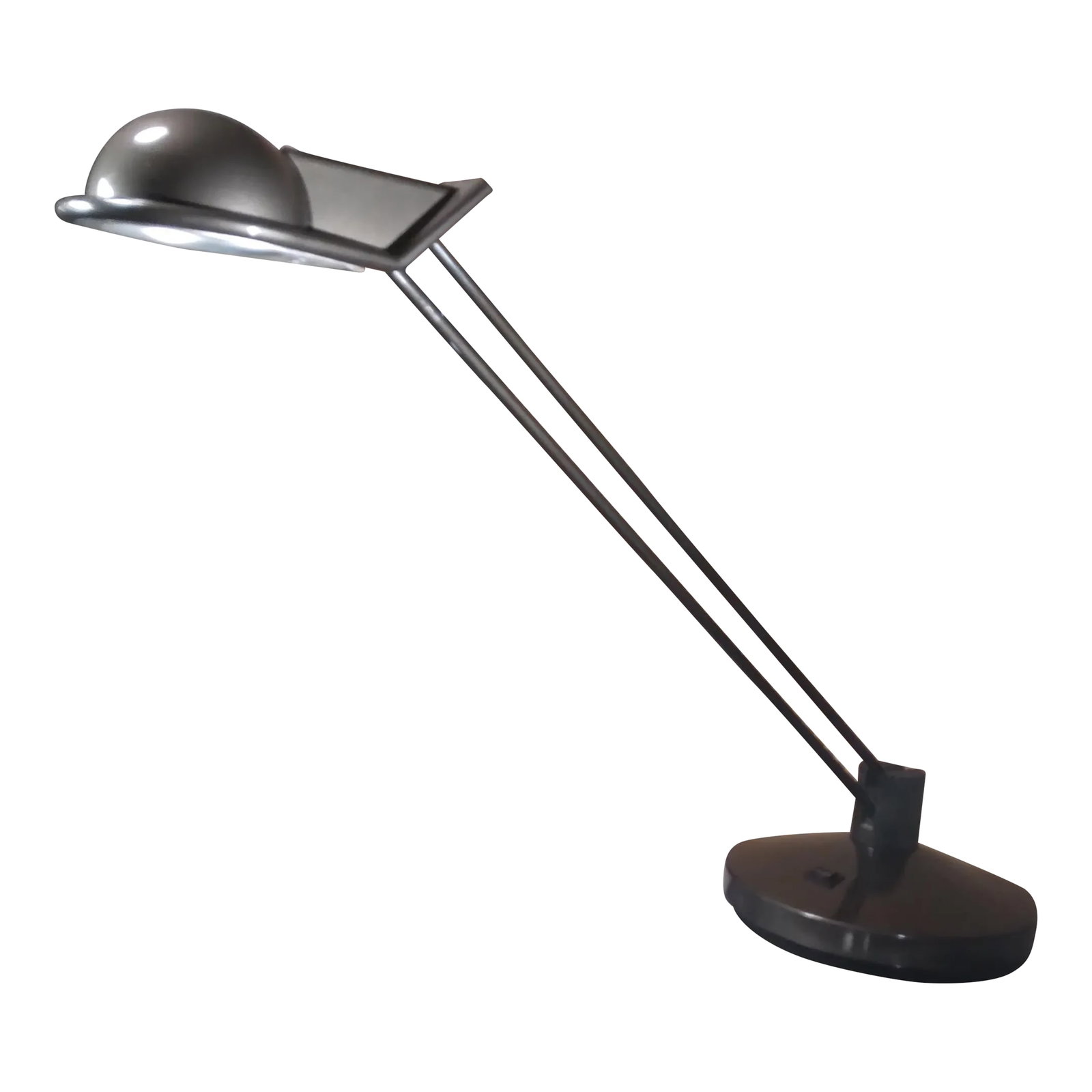 One Week Specially 1980's Metalarte Task Lamp: This lamp won a top design award because whatever position you put it in the light is Alway squared up with the table it's a post-modern piece in great condition and it matches a pair of the same