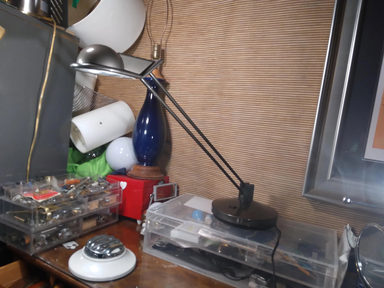 One Week Specially 1980's Metalarte Task Lamp - 9