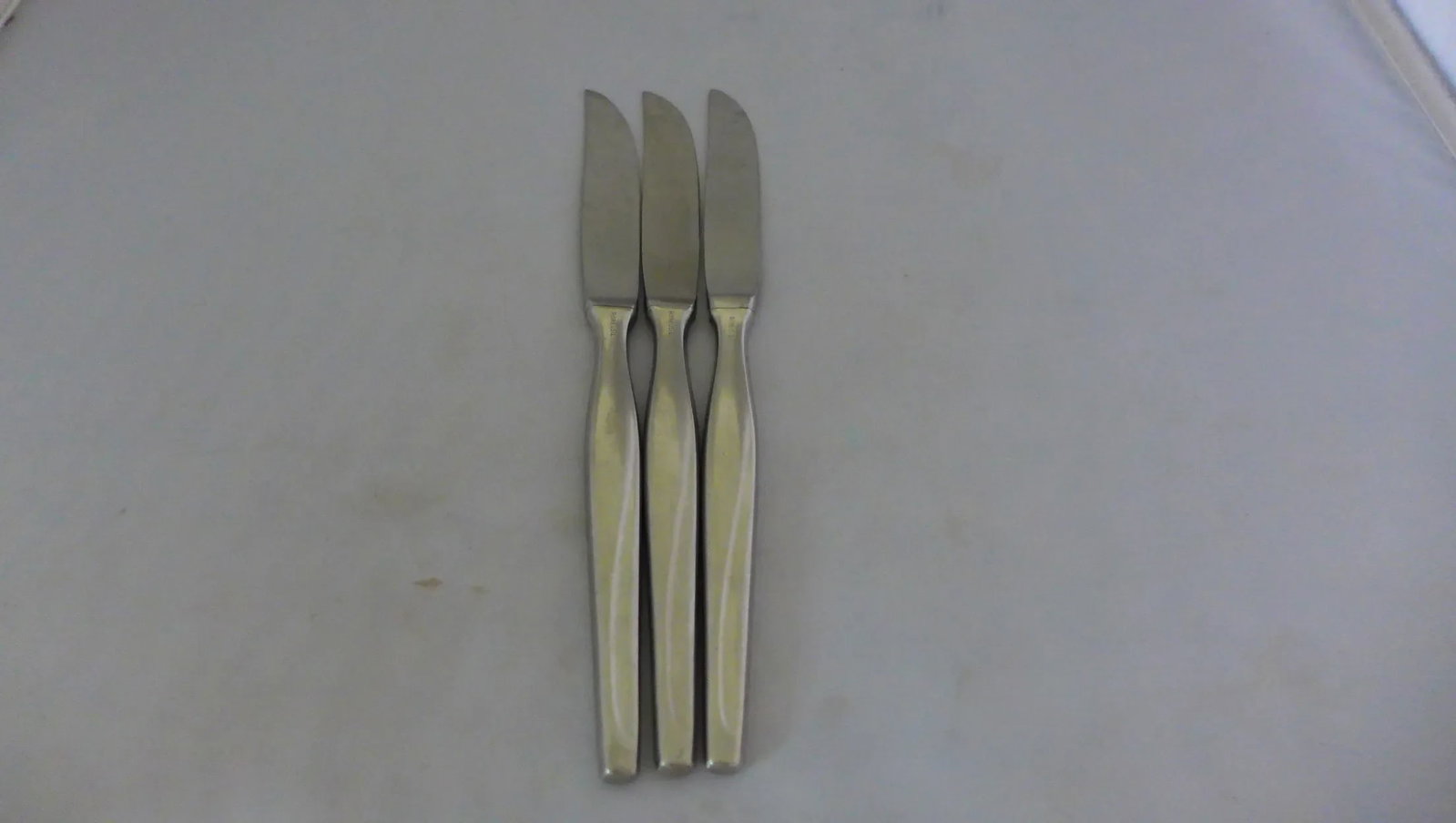 Roneusil Mid-Century Stainless Steel Knives - Set of 3 - 2