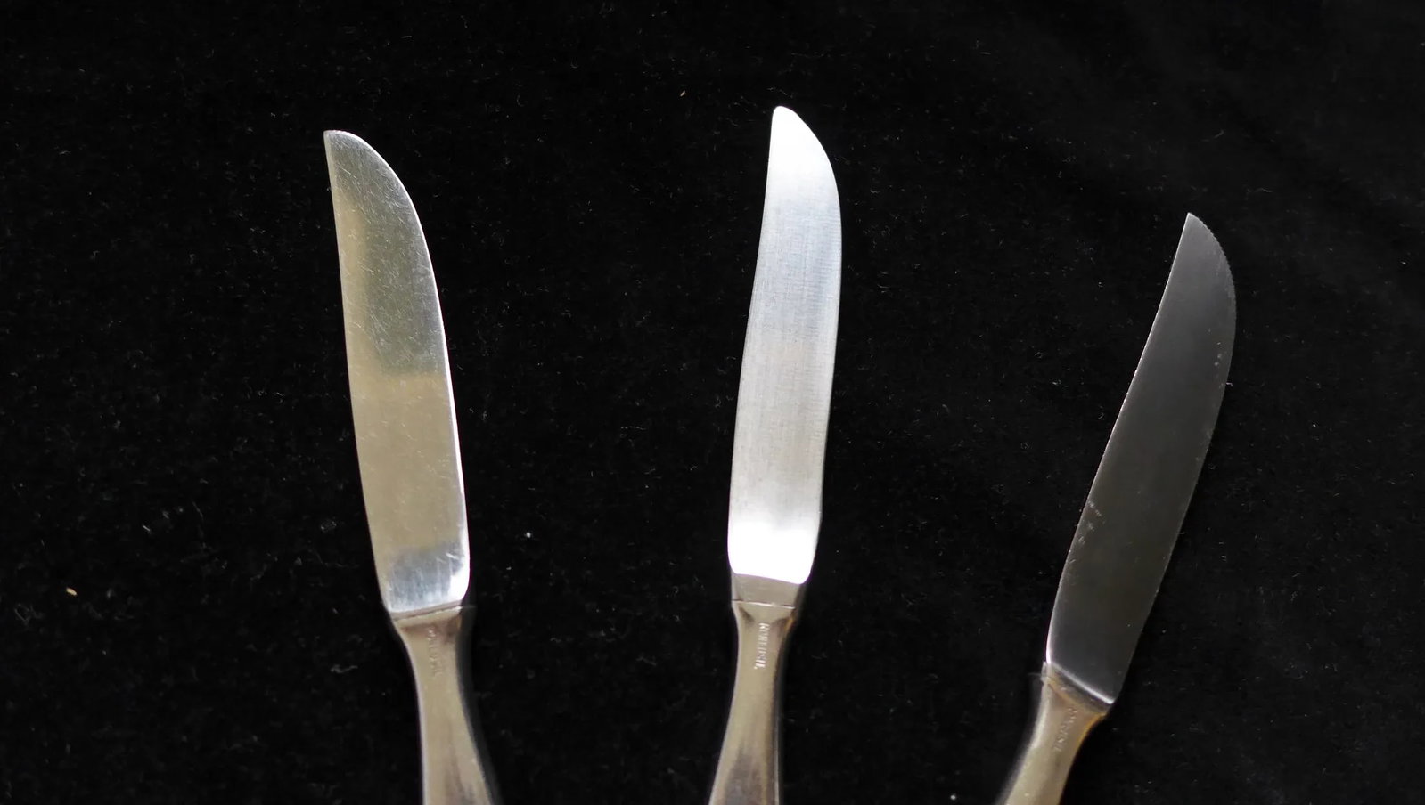 Roneusil Mid-Century Stainless Steel Knives - Set of 3 - 6