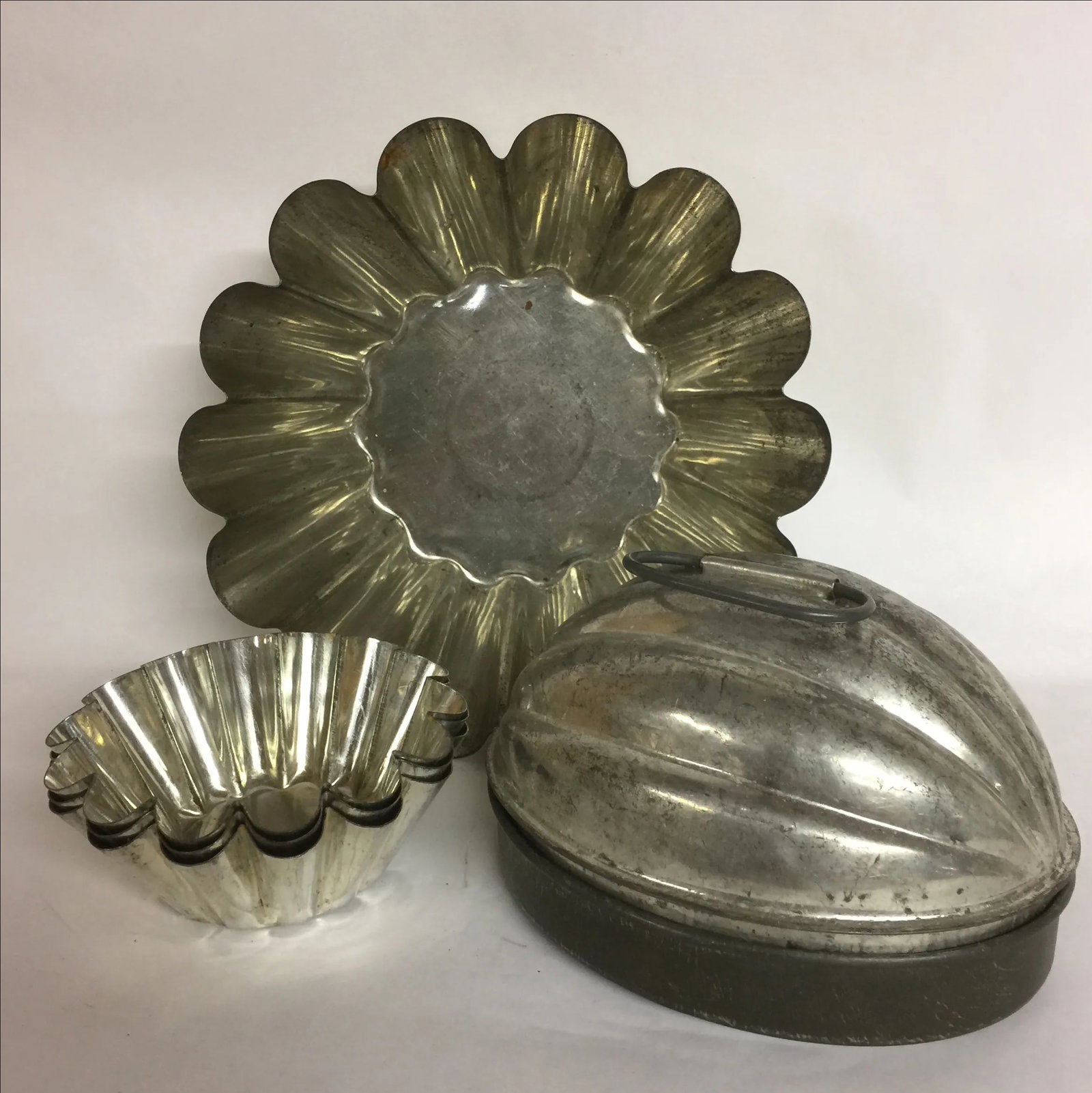 French Fluted Pudding Pans Set - 5 - 2