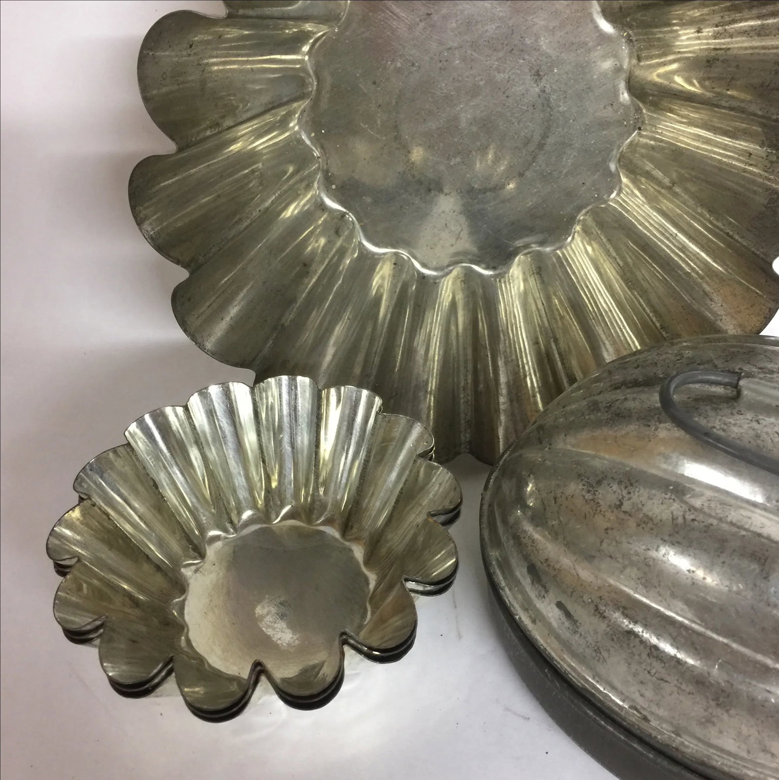 French Fluted Pudding Pans Set - 5 - 3