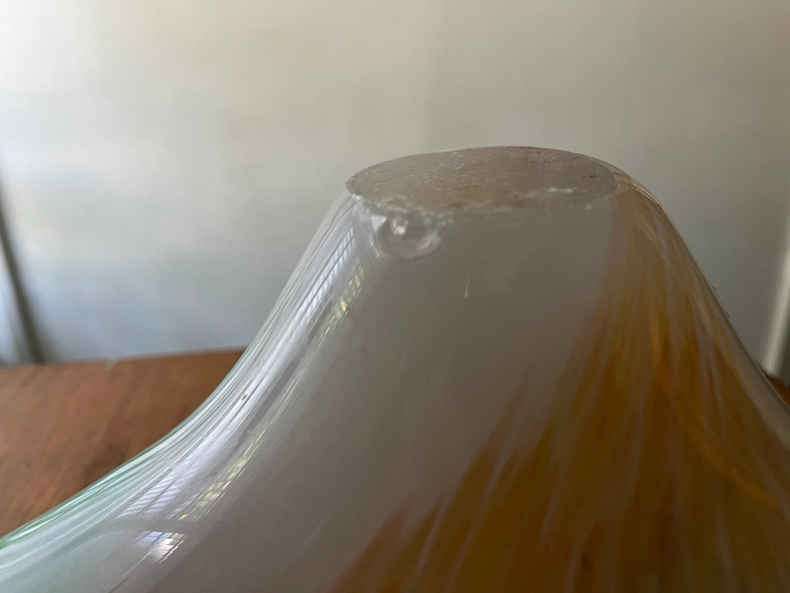 60s Italian Postmodern Murano Style Blown Glass Fruit Bowl - 8