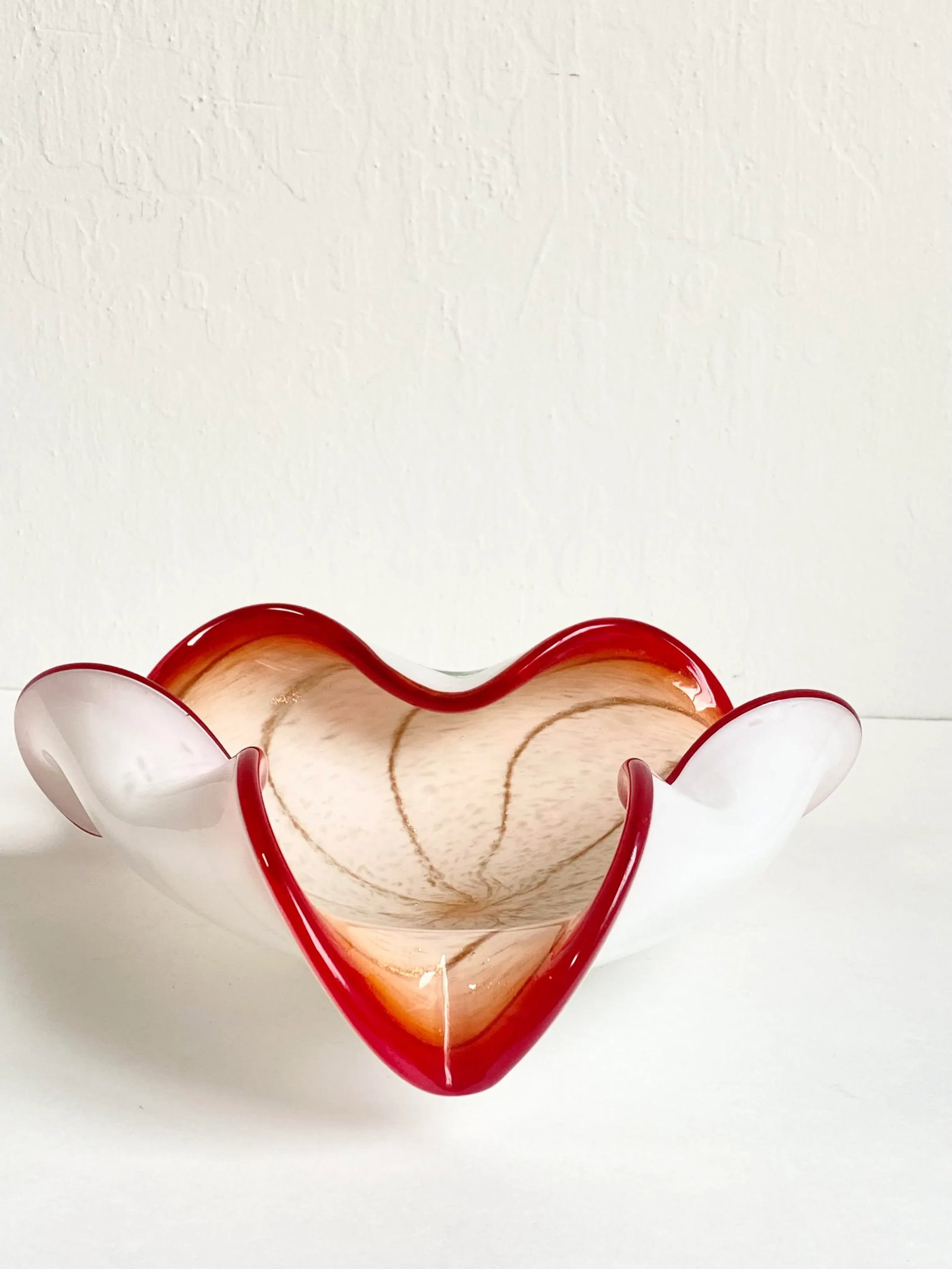 1960s Murano Attributed "Circus Tent" Glass Bowl Alfredo Barbini Style - 4