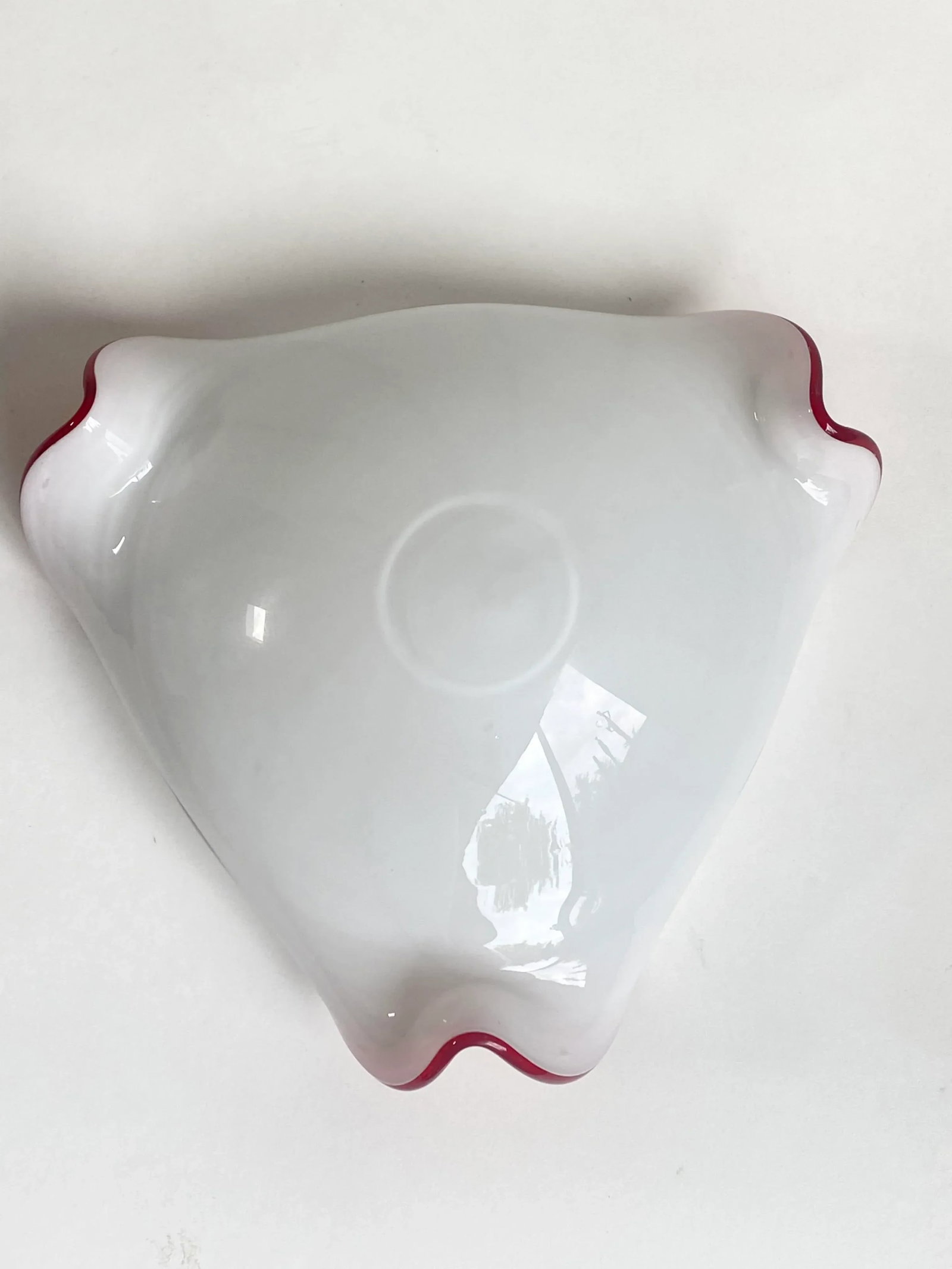 1960s Murano Attributed "Circus Tent" Glass Bowl Alfredo Barbini Style - 6