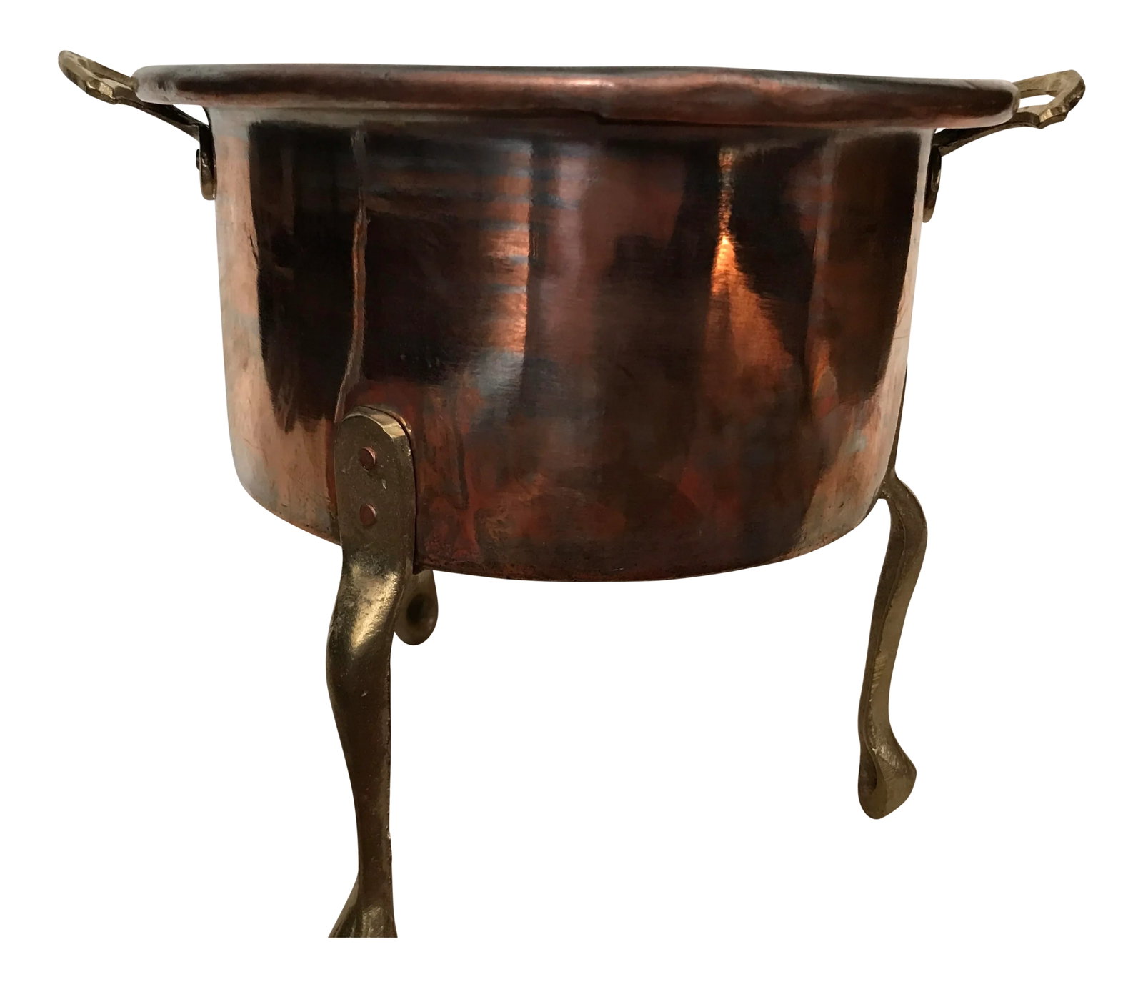 Turkish Copper Pan: Vintage Turkish copperware. Made in Turkey. Handmade with quality and care, no two pieces are ever exactly the same. Condition: Alterations: Original Condition Unaltered Imperfections: Some Imperfecti