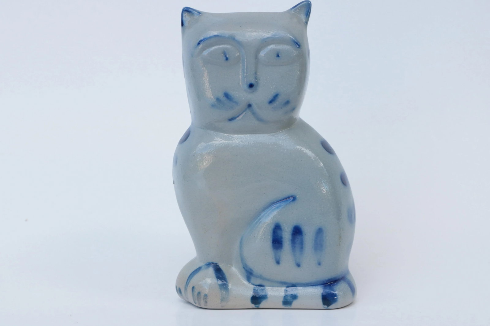 Eldreth Pottery Stoneware Cat Figure - 2
