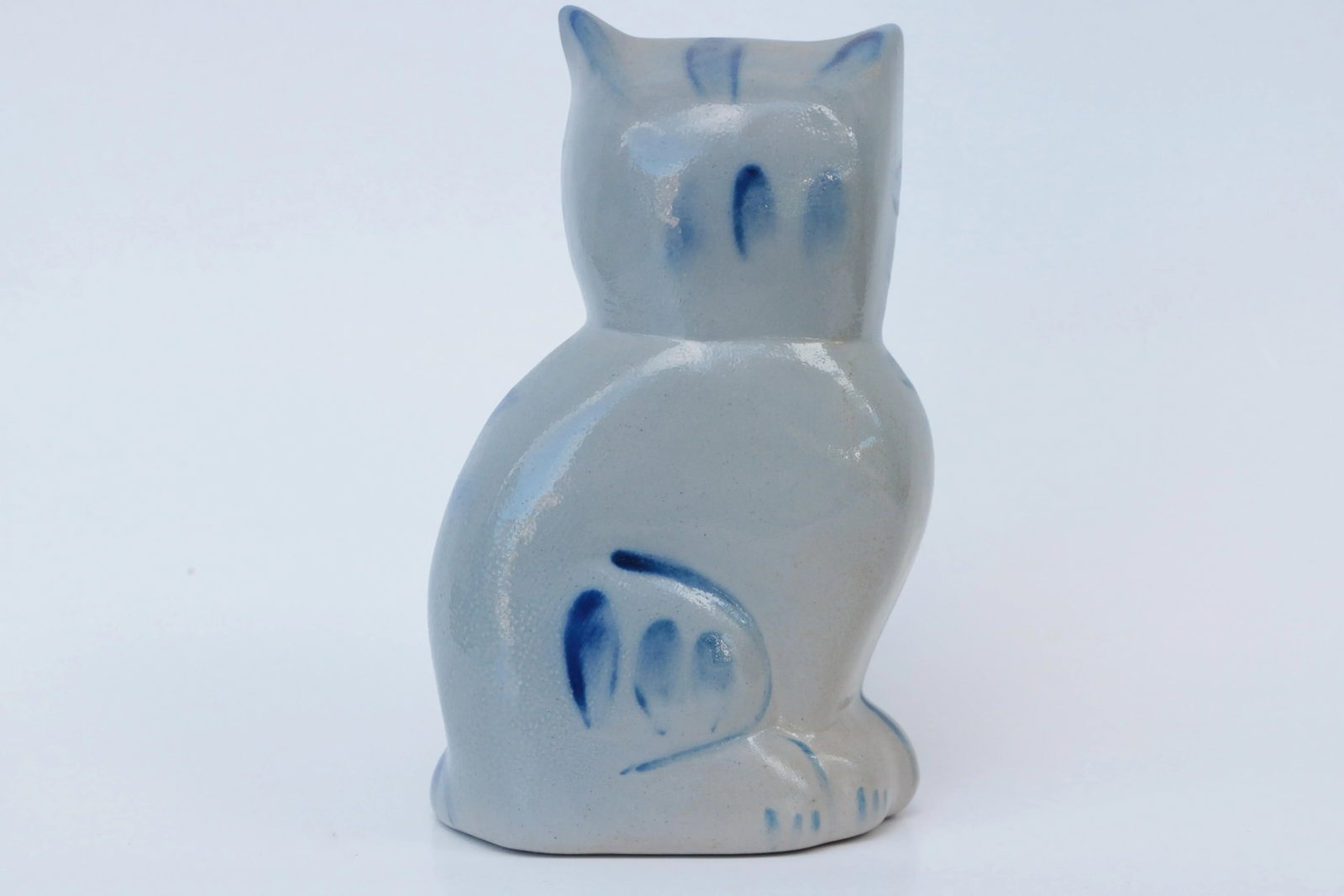 Eldreth Pottery Stoneware Cat Figure - 3