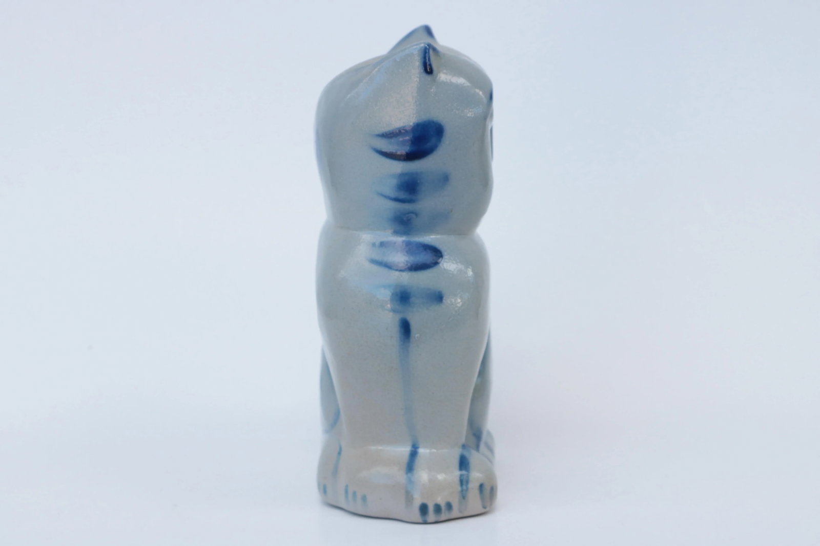 Eldreth Pottery Stoneware Cat Figure - 4