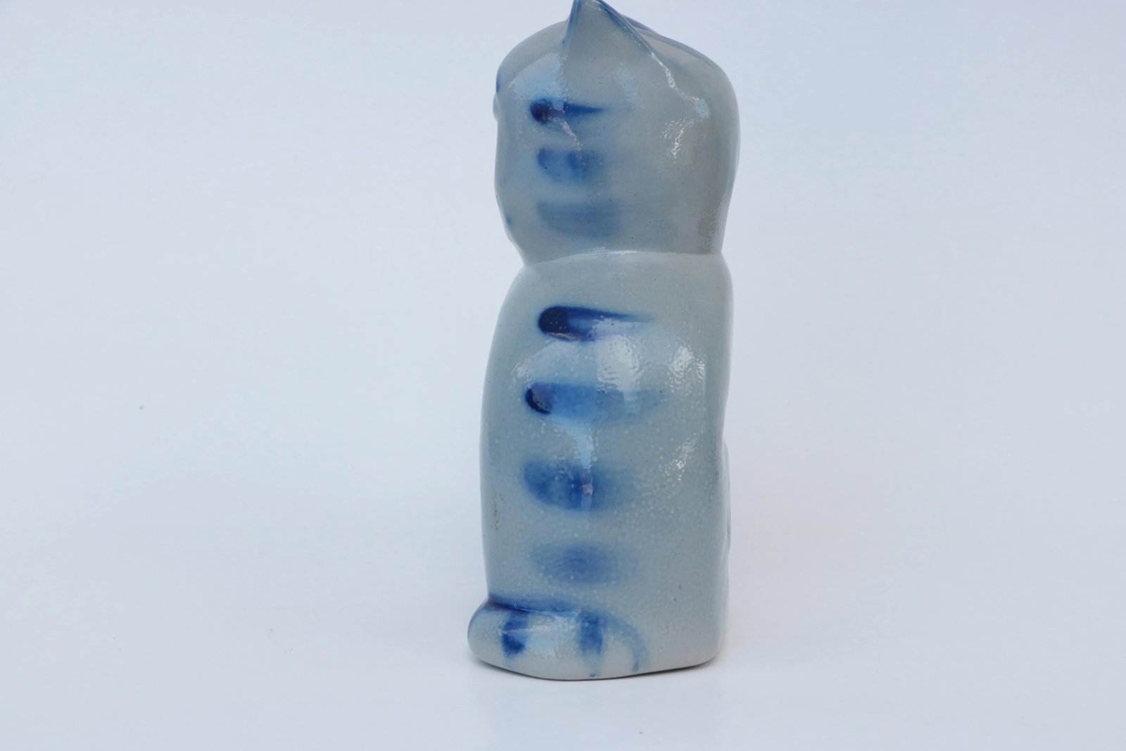 Eldreth Pottery Stoneware Cat Figure - 5