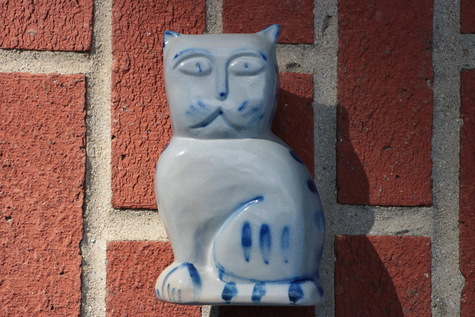 Eldreth Pottery Stoneware Cat Figure - 7