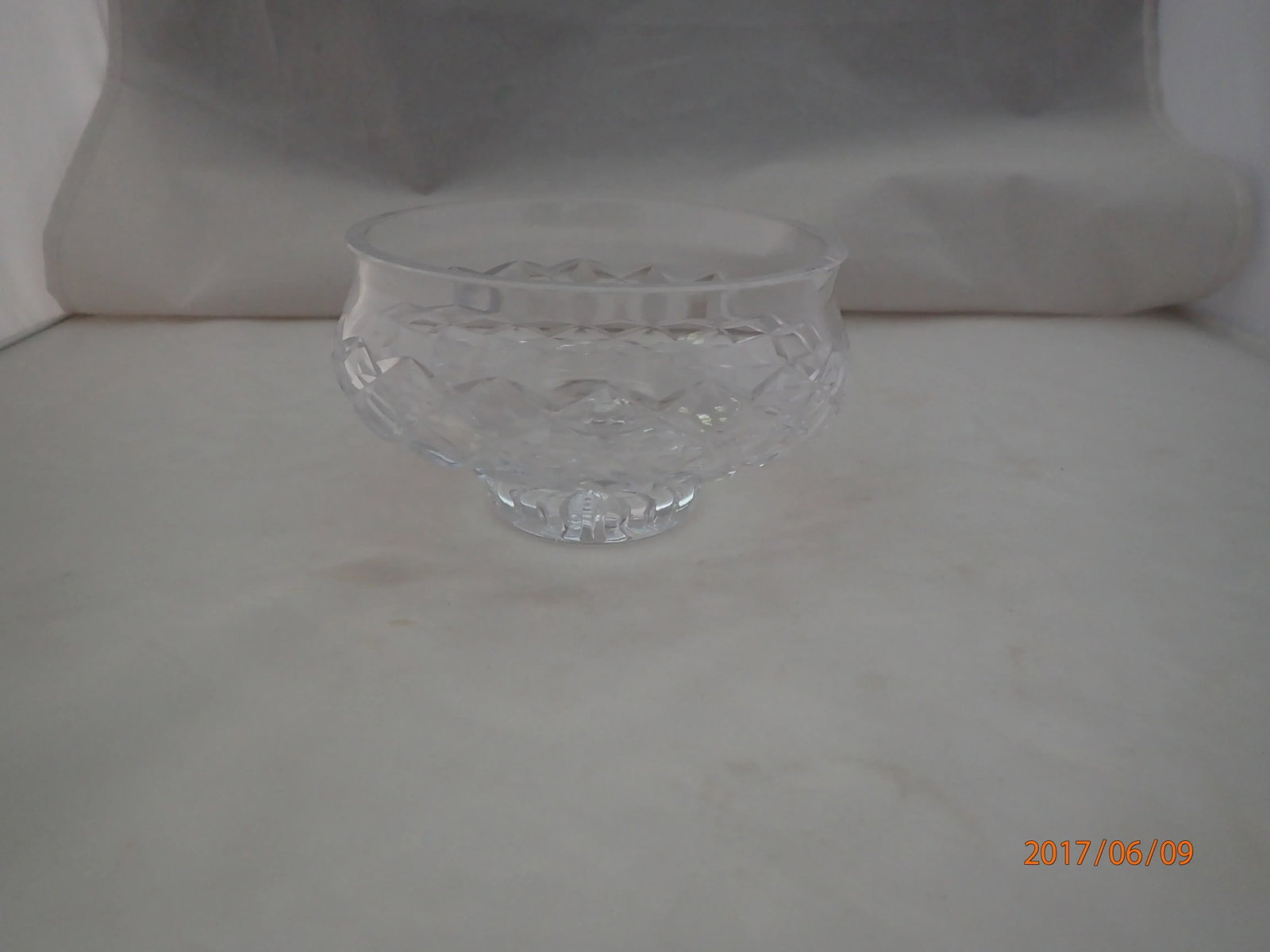 Waterford Crystal Cut Glass Footed Bowl - 2
