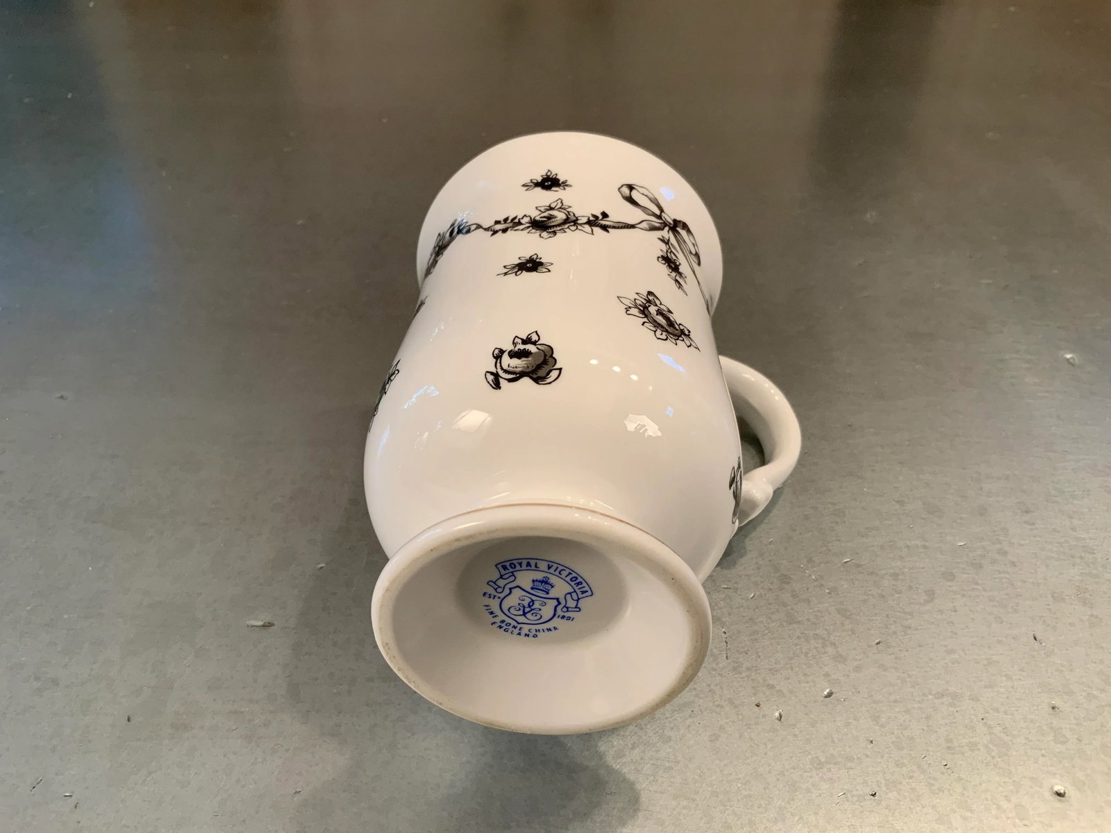 Vintage Royal Victoria Fine Bone China Tall Coffee Cup - 2
