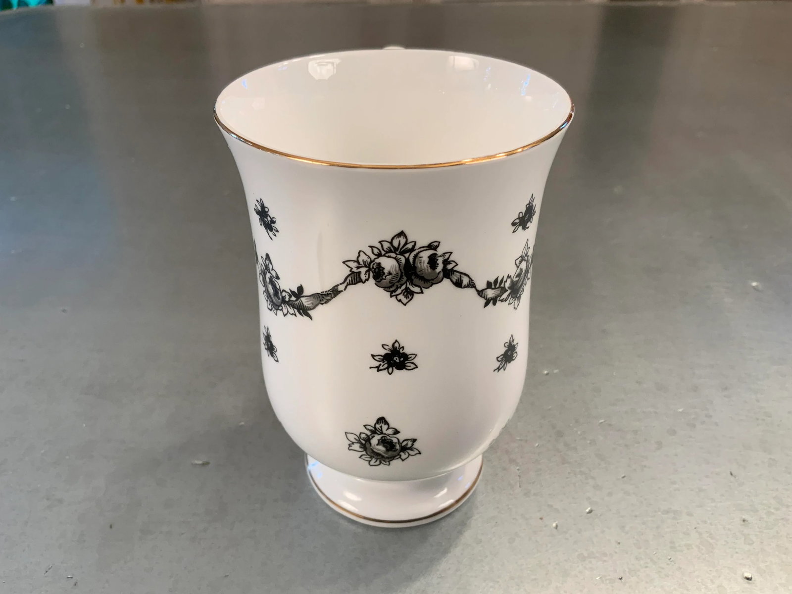 Vintage Royal Victoria Fine Bone China Tall Coffee Cup - 3