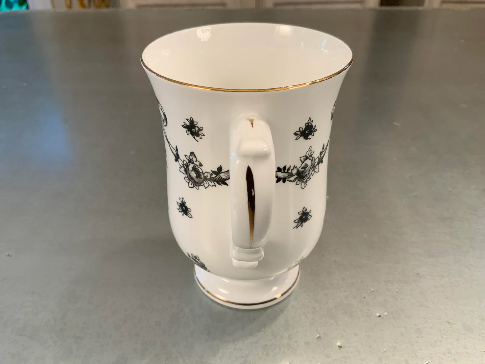 Vintage Royal Victoria Fine Bone China Tall Coffee Cup - 4