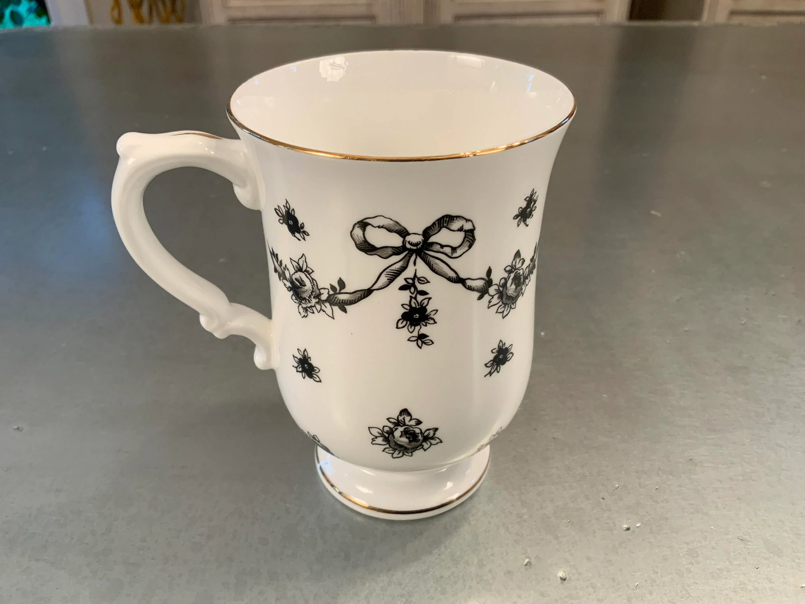 Vintage Royal Victoria Fine Bone China Tall Coffee Cup - 6