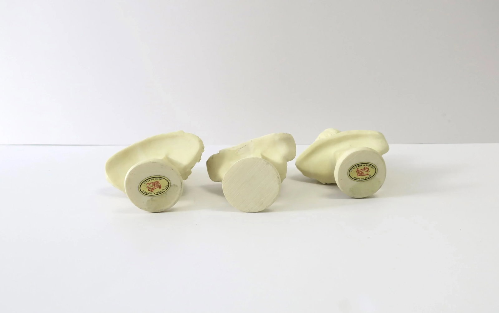 Italian Male Bust Sculptures, Set of 3 - 11
