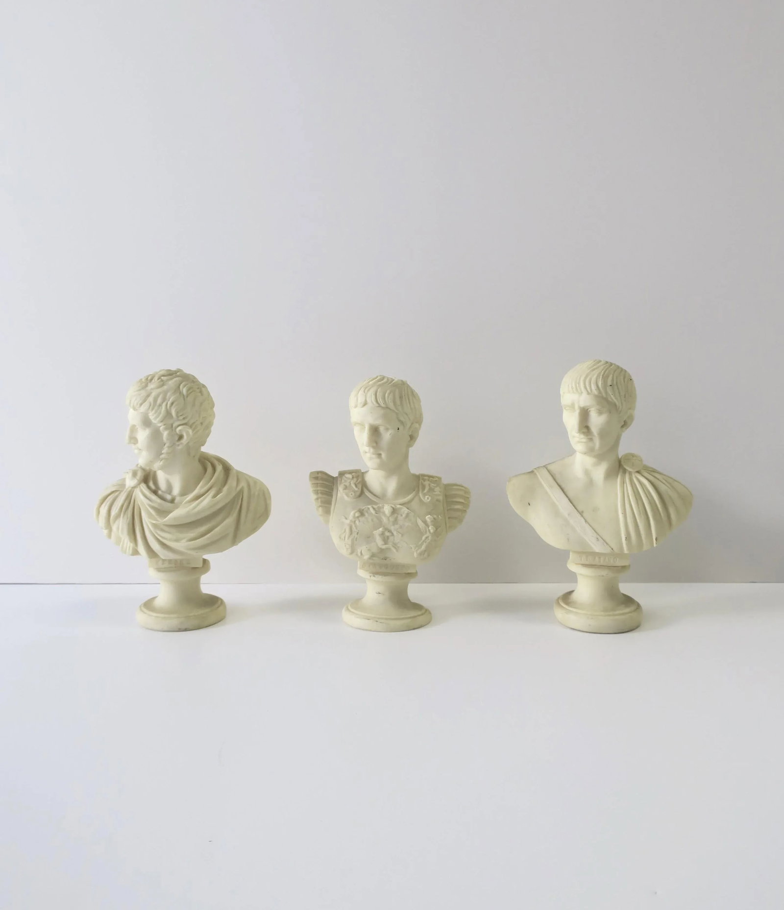 Italian Male Bust Sculptures, Set of 3 - 2