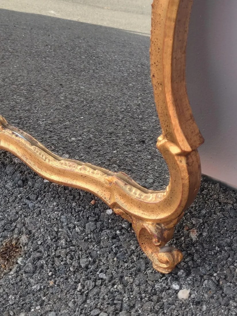 Louis Xv Style Gilded Mirror - Early 20th Century - 7