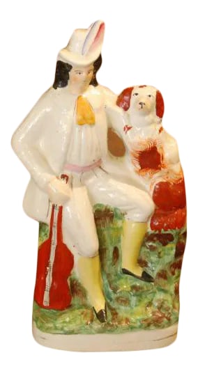 19th Century English Staffordshire Figure: 19th Century English Staffordshire figurine. Add to your collection or get one started. Condition: Alterations: Original Condition Unaltered Imperfections: Some Imperfections Condition Notes: - Minor
