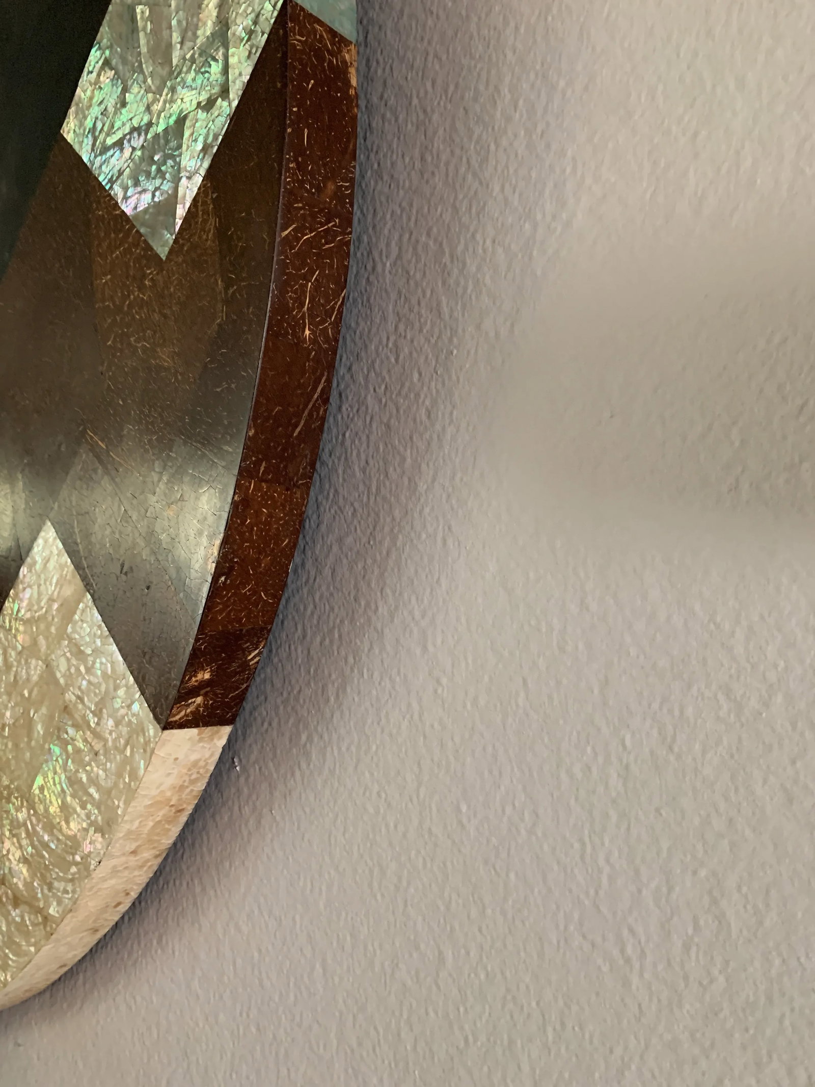 Reduced Modern Stone Round Wall Mirror - Shawna Stoney - 10