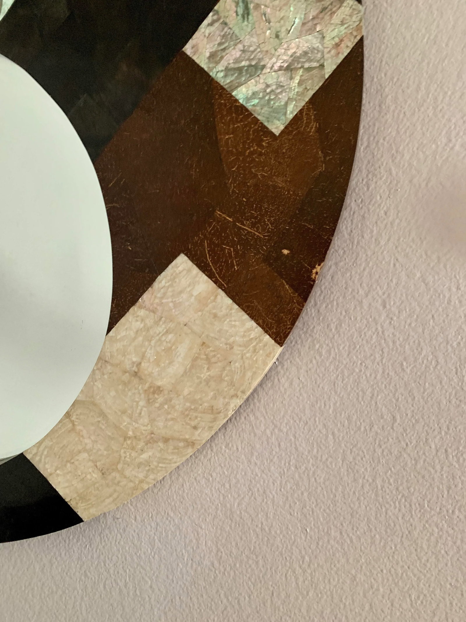 Reduced Modern Stone Round Wall Mirror - Shawna Stoney - 5