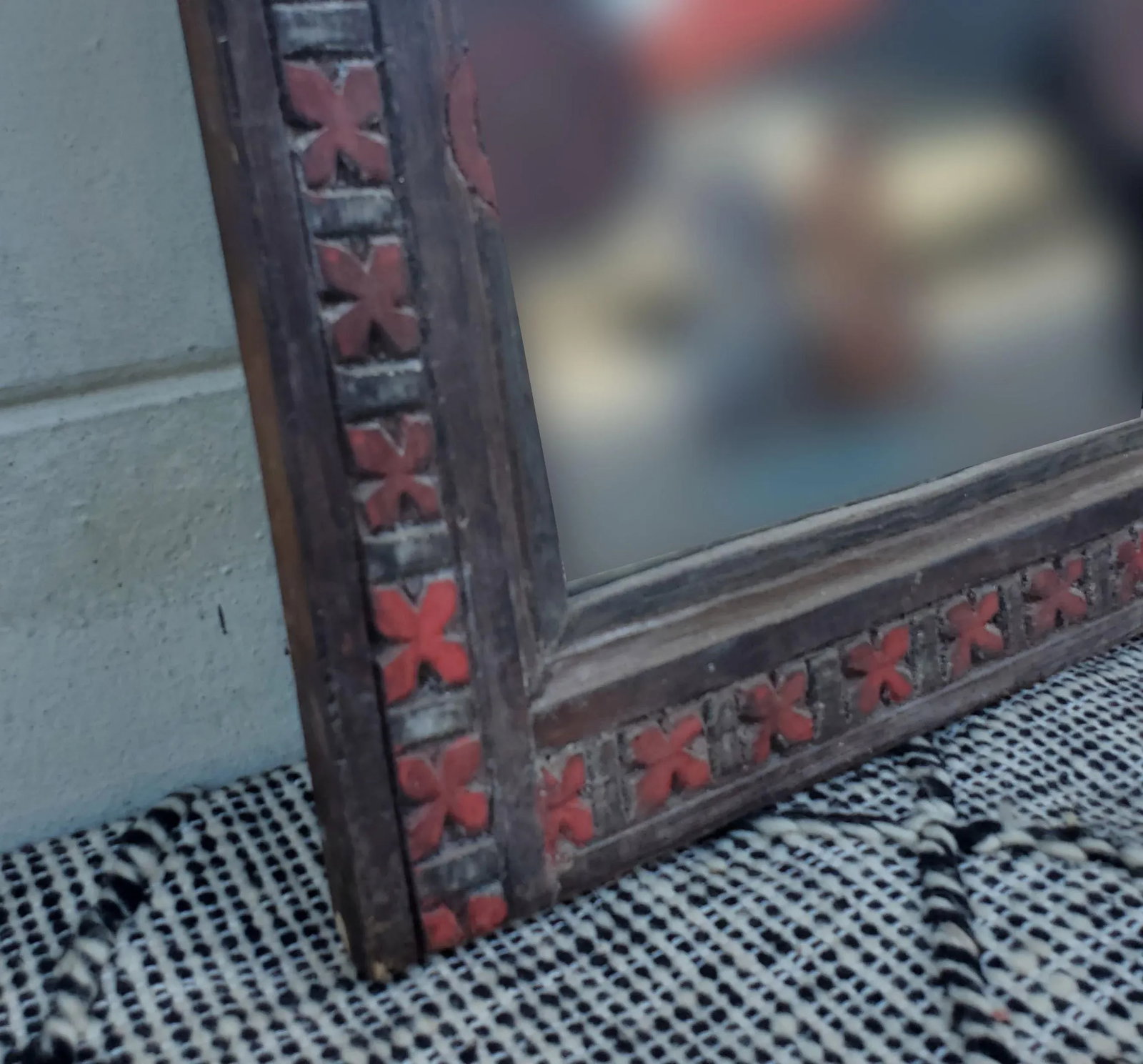 Medium Moroccan Arched Berber Style Distressed Mirror - 5