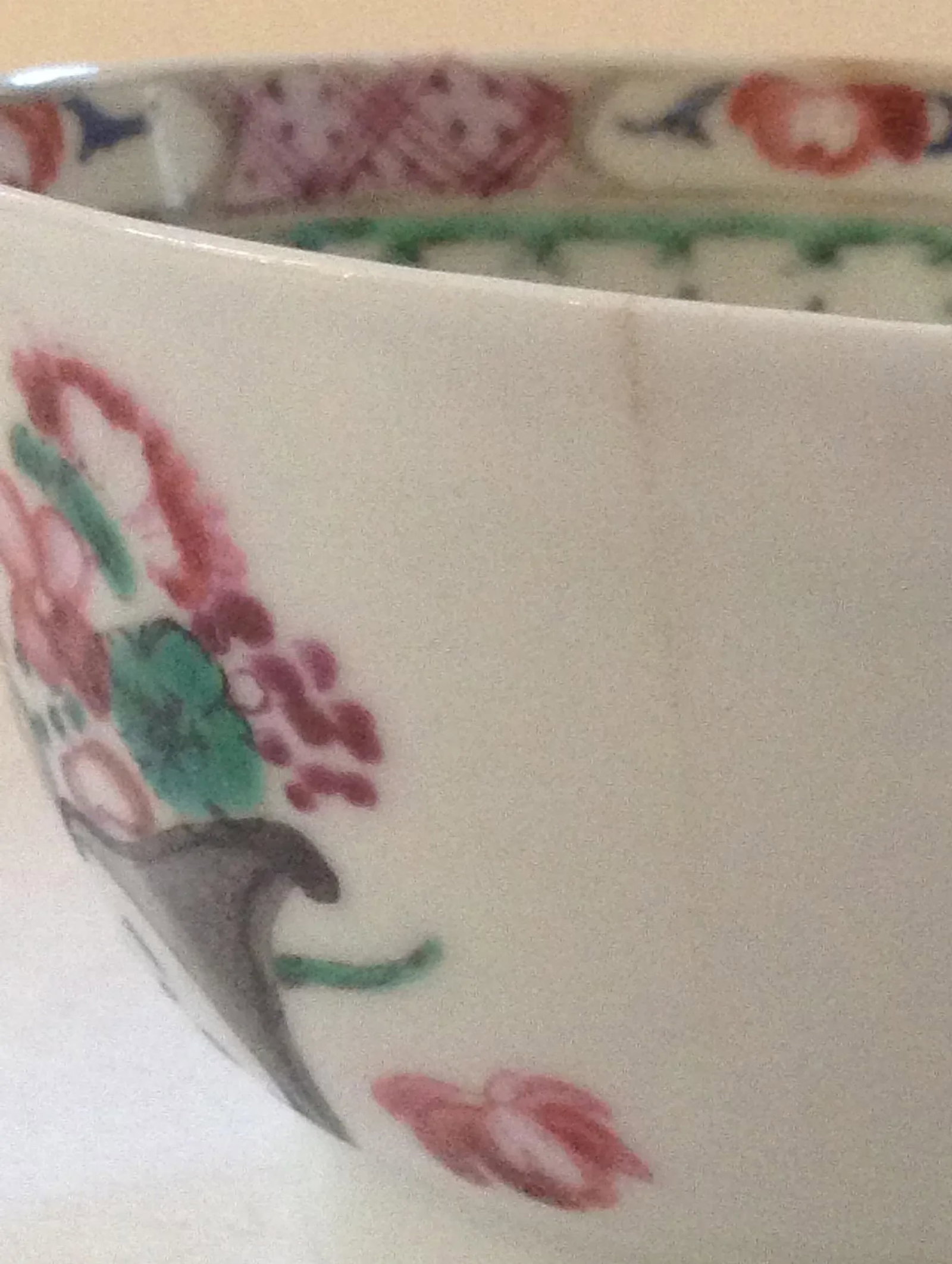 19th Century Chinese Export Tea Cup & Saucer - 5