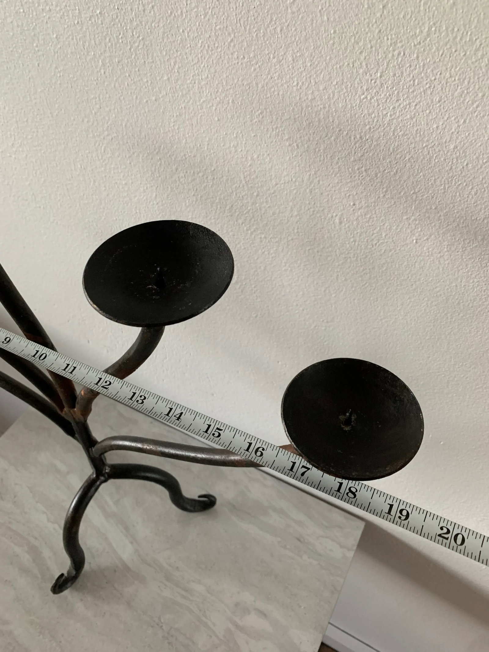 Mid 20th Century Rustic Mexican 5-Candle Candelabra - 8