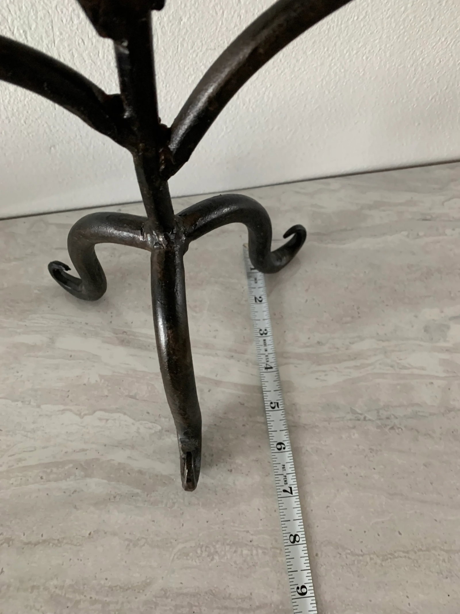 Mid 20th Century Rustic Mexican 5-Candle Candelabra - 9