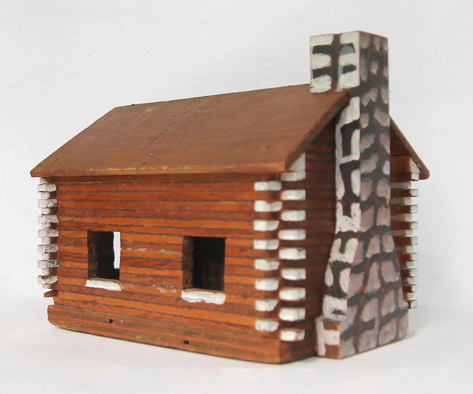 Vintage Log Cabin Model - 2