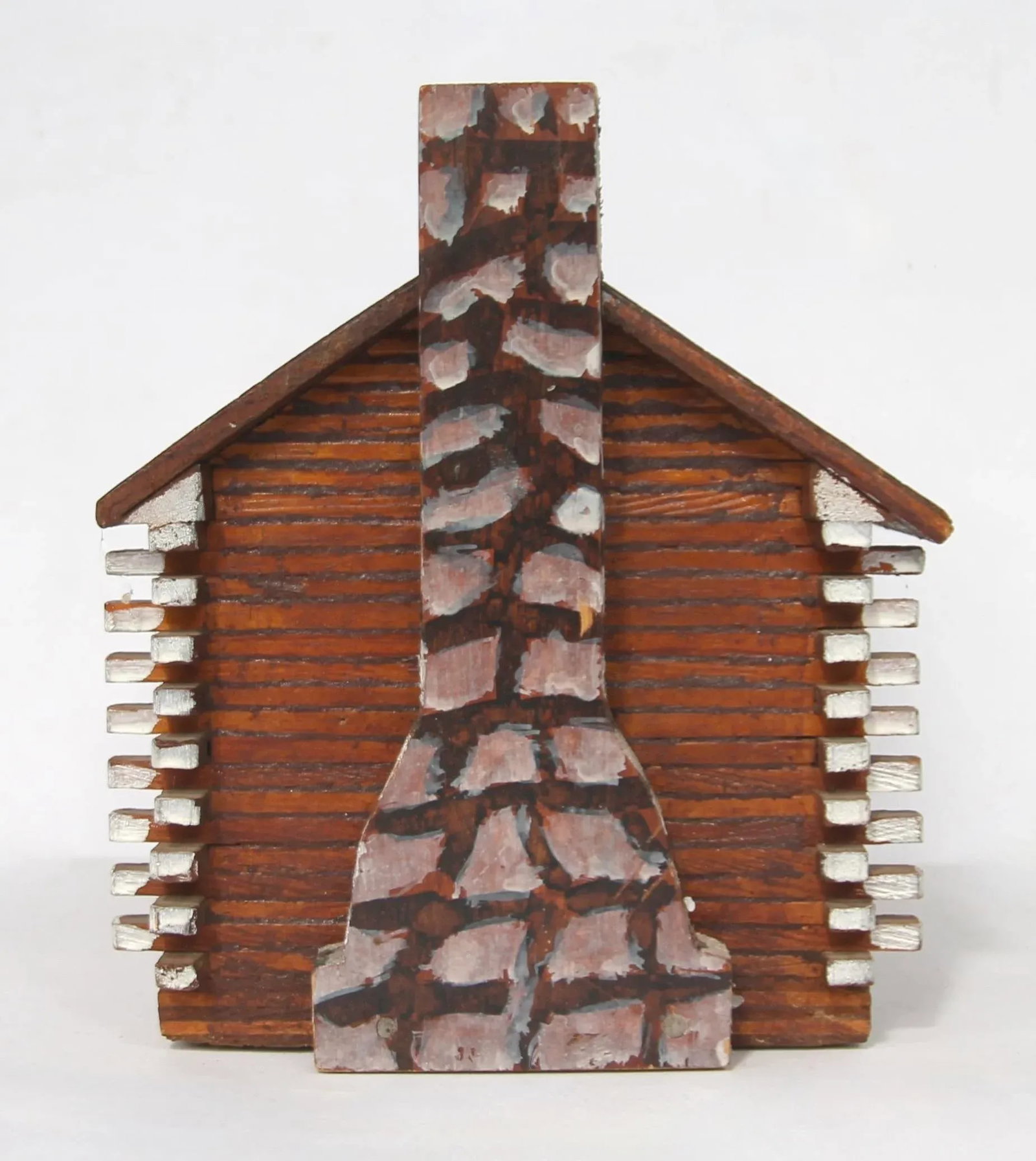 Vintage Log Cabin Model - 3