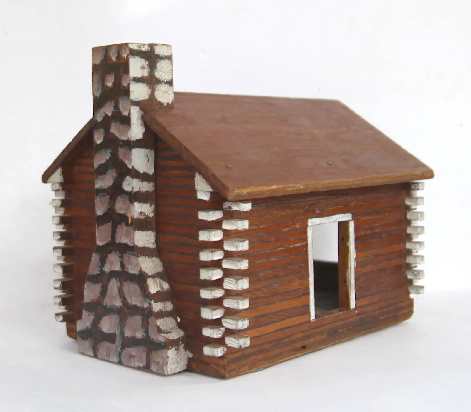 Vintage Log Cabin Model - 7