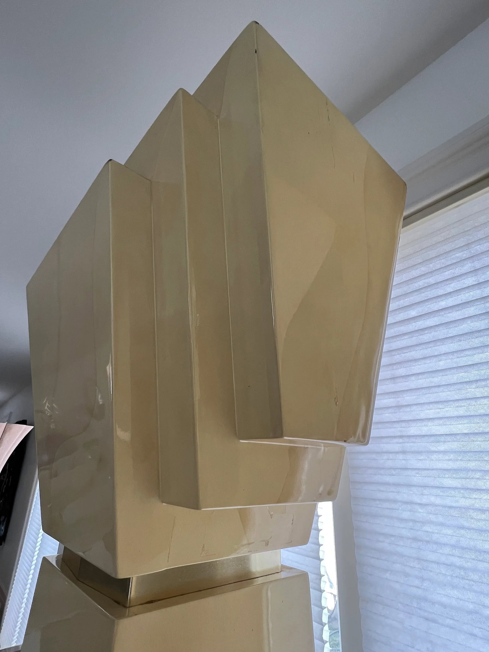 1980s Art Deco Wall Column Floor Lamps Attributed to Karl Springer - a Pair - 6