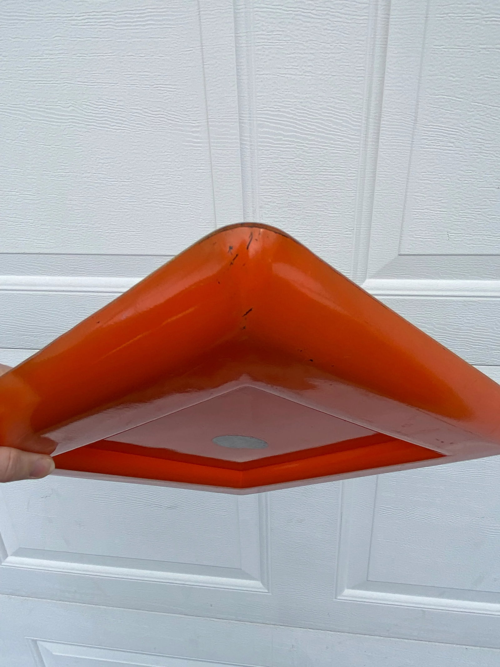 Mid 20th Century Georges Briard Yellow Lacquer Cheese and Cracker Tray - 5