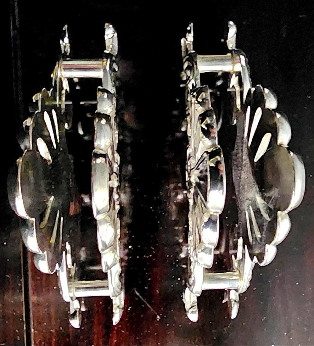 Vintage Leonard Italian Fine Silver Plate Napkin Holders - Set of 3 - 10