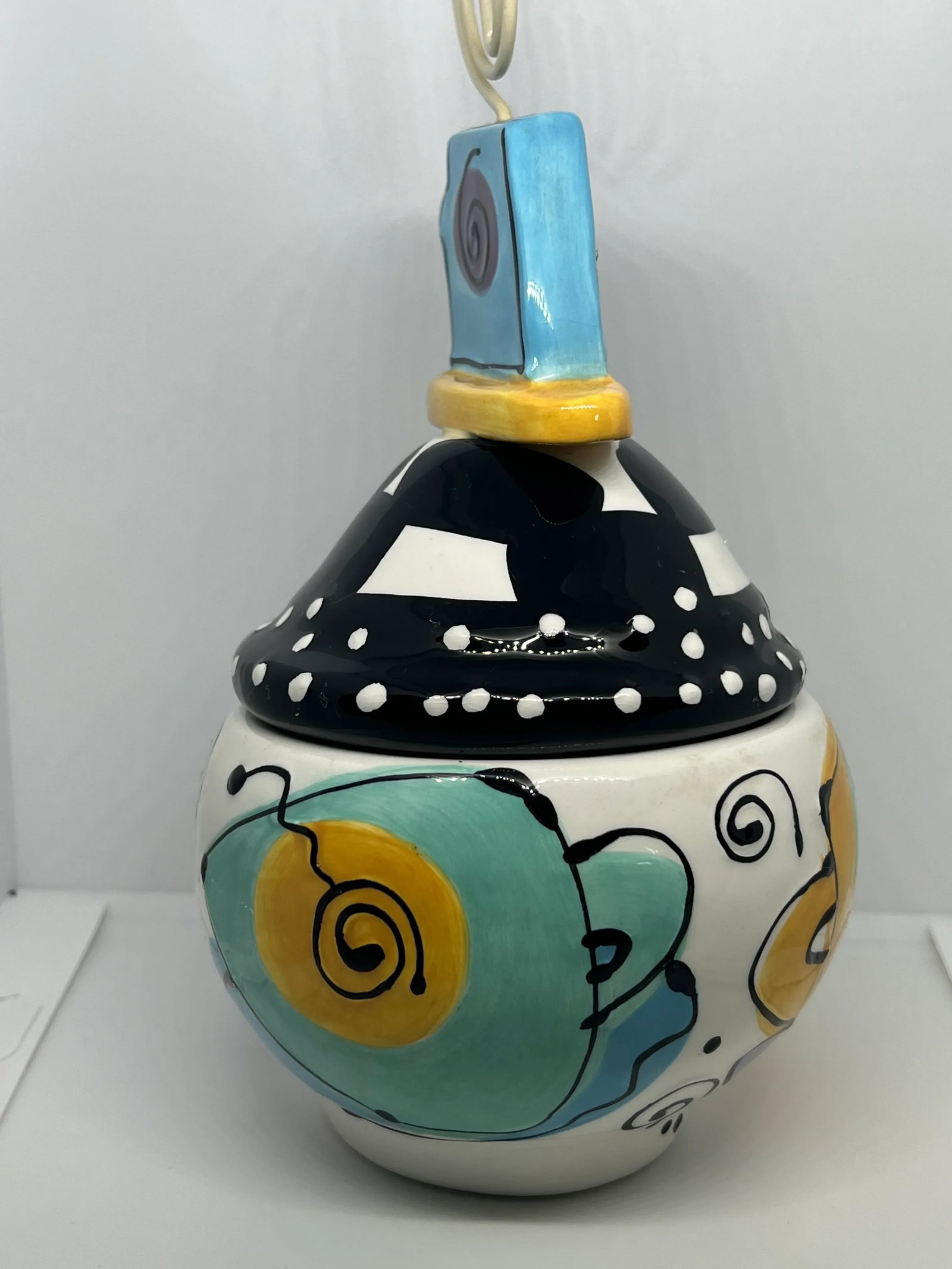 Vintage Handcrafted With Love, Joanne Created by Joanne Delomba for Lotus Ceramic Sugar Jar - 10