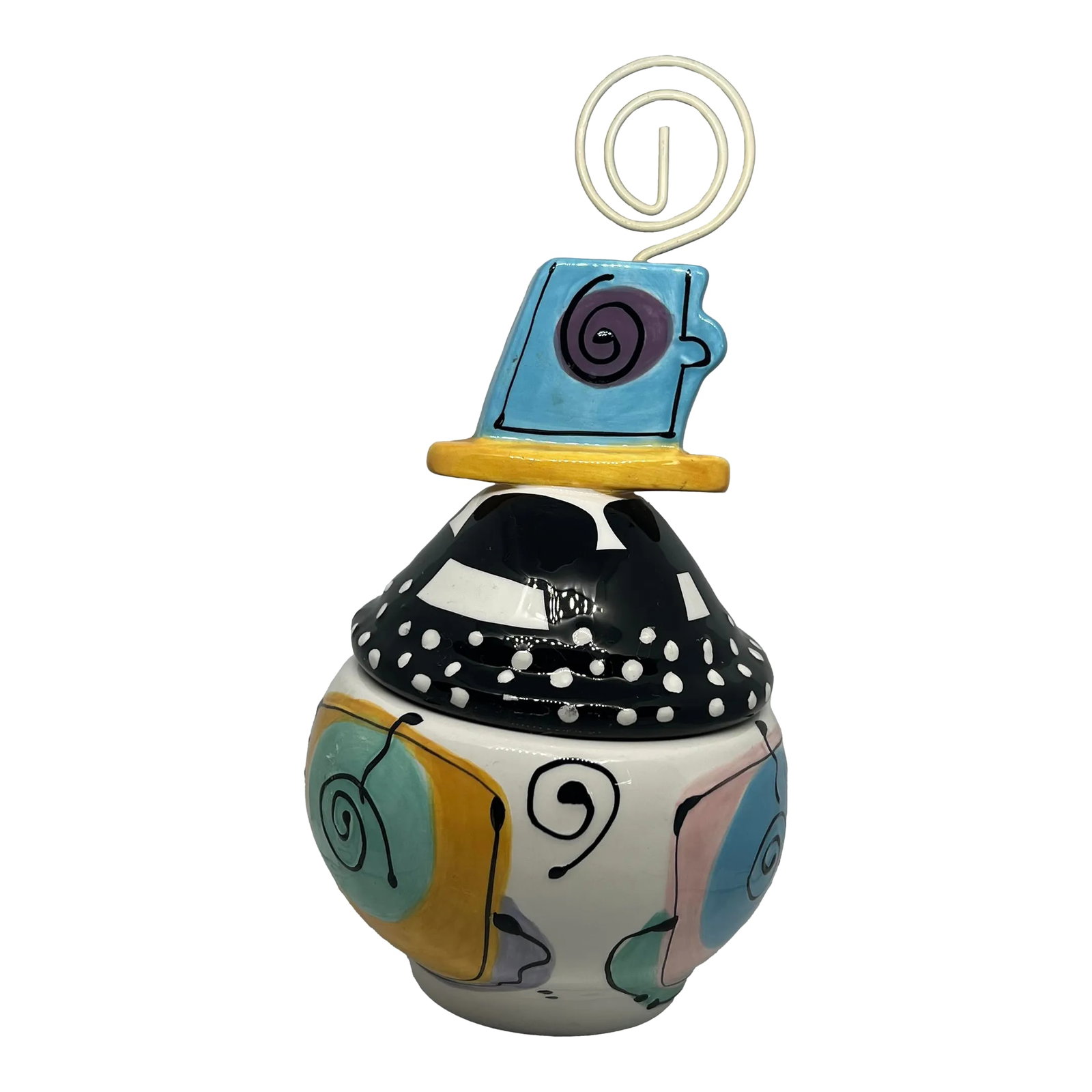 Vintage Handcrafted With Love, Joanne Created by Joanne Delomba for Lotus Ceramic Sugar Jar: Vintage Handcrafted With Love, Joanne created by Joanne Delomba for Lotus Ceramic Sugar Jar. This exquisitely designed piece is a pleasant on the eye for any coffee or tea gathering to enhance the amb