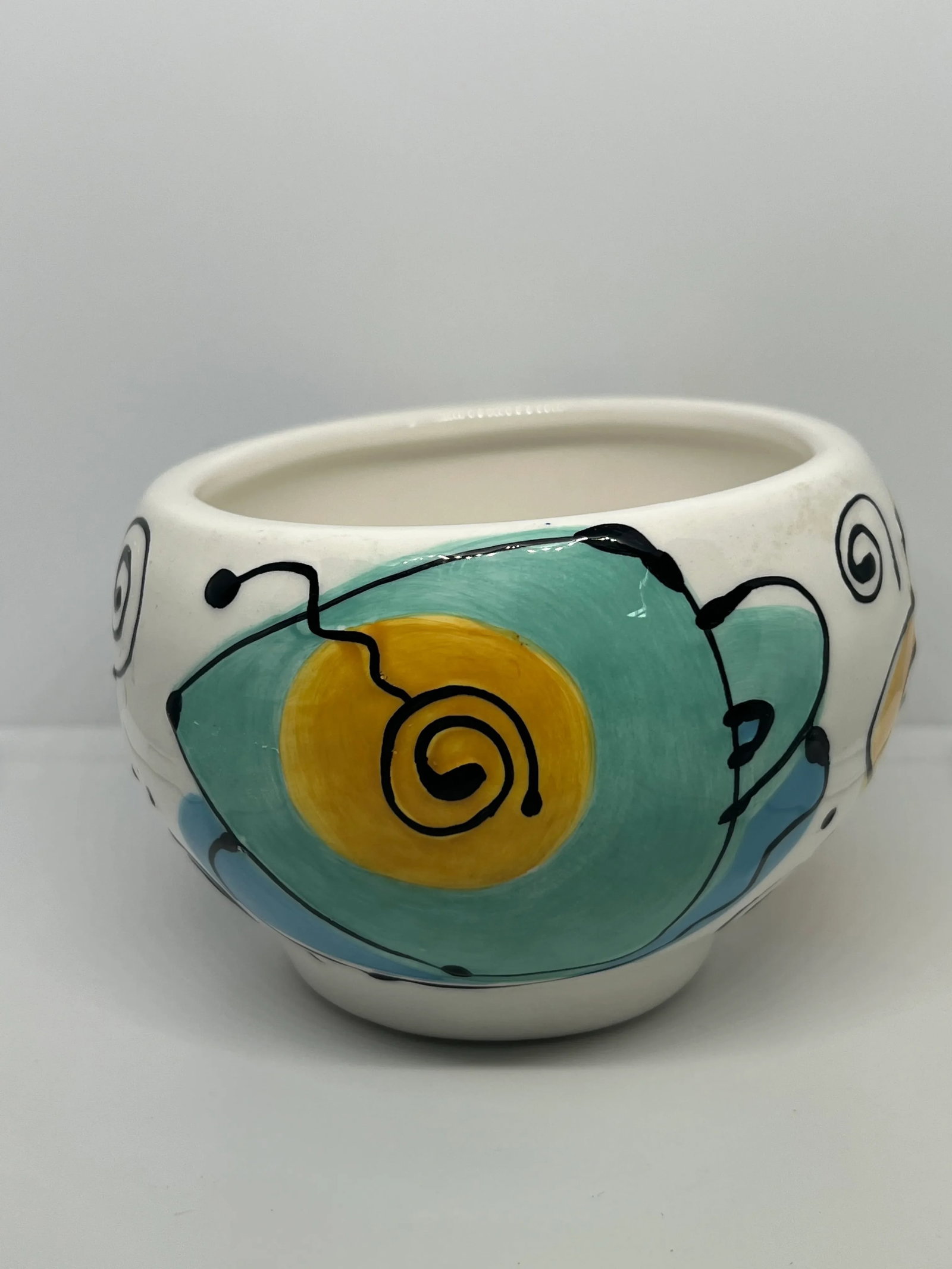 Vintage Handcrafted With Love, Joanne Created by Joanne Delomba for Lotus Ceramic Sugar Jar - 5