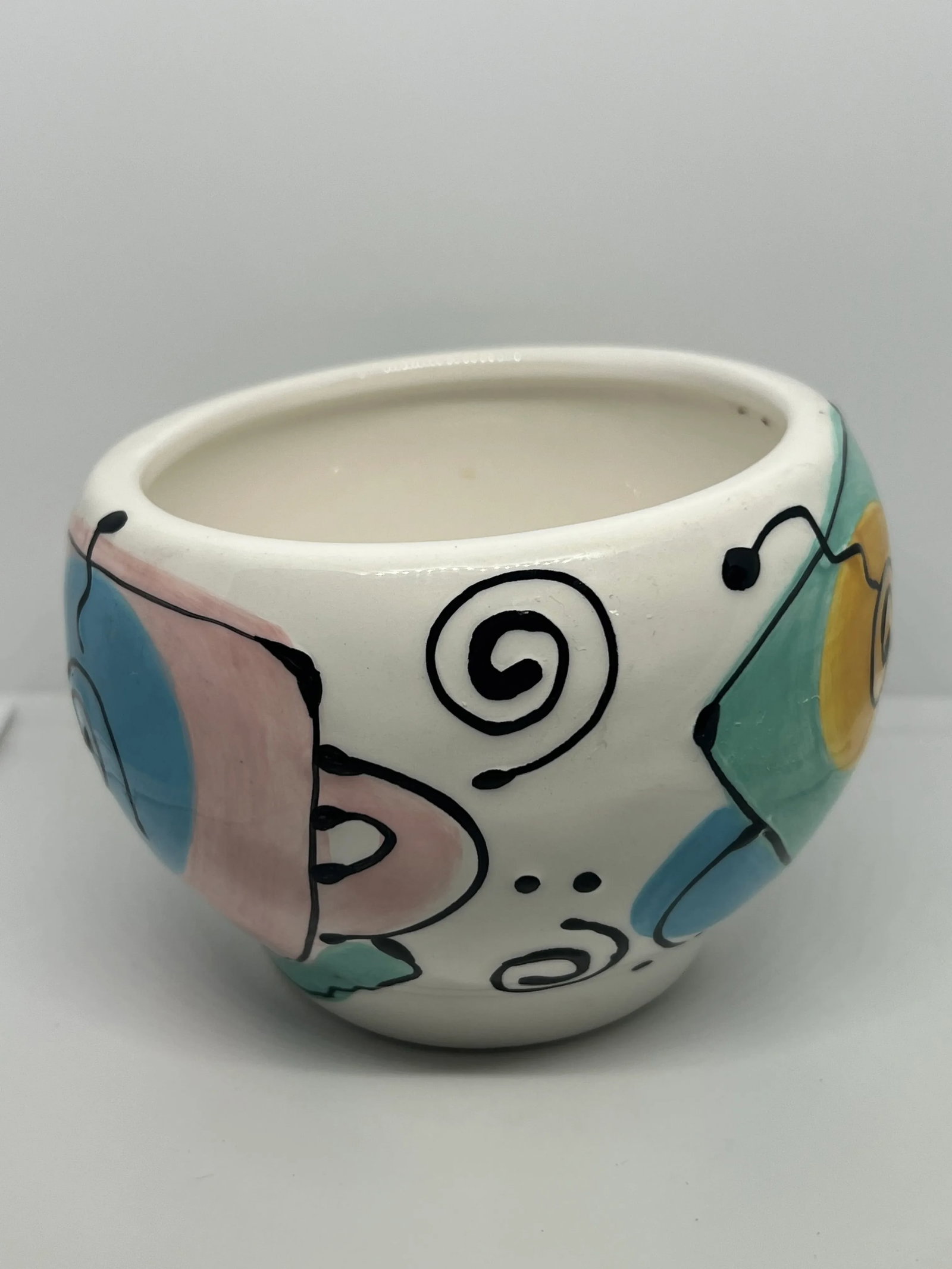 Vintage Handcrafted With Love, Joanne Created by Joanne Delomba for Lotus Ceramic Sugar Jar - 6