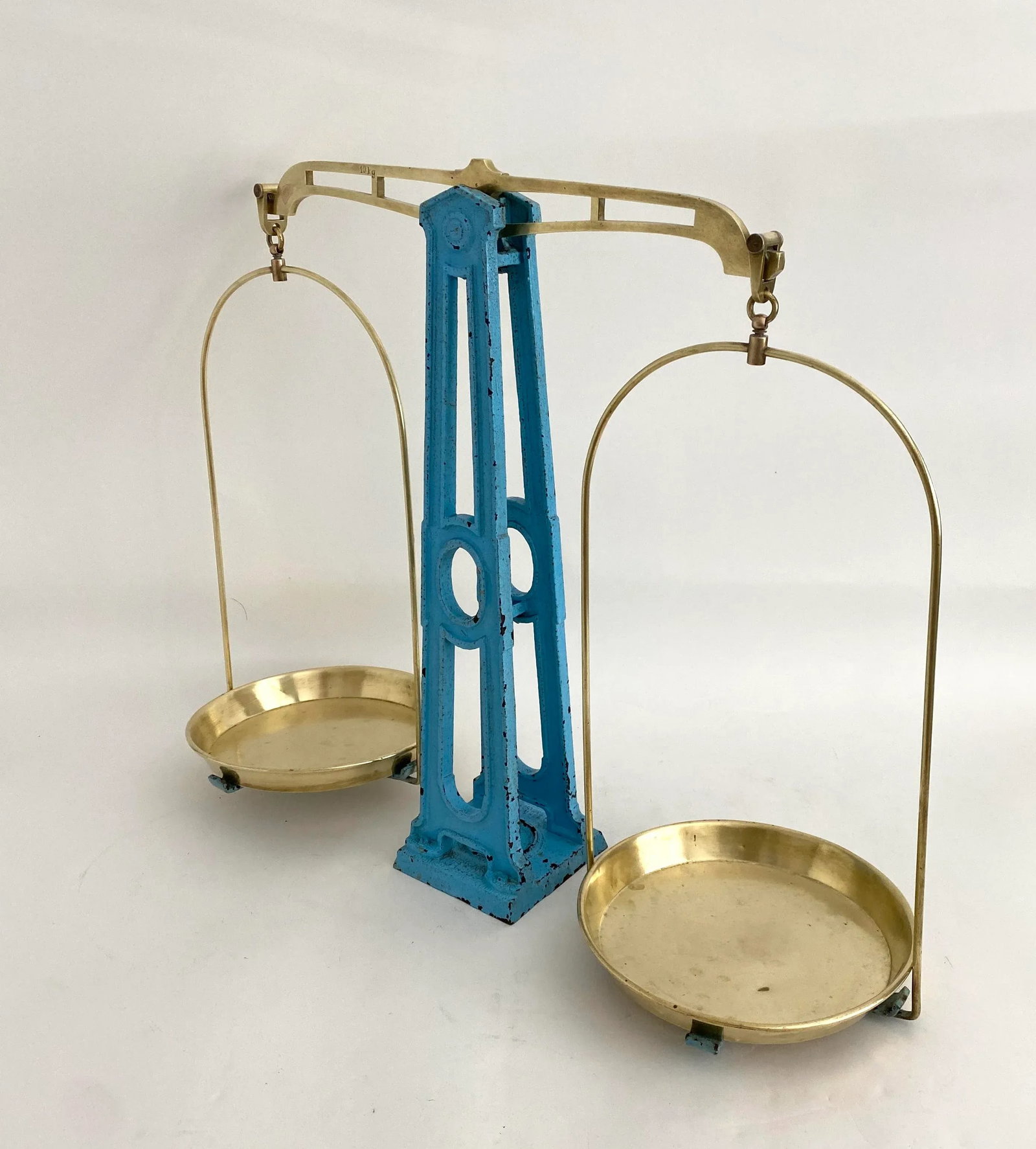 Vintage French Eiffel Tower Balance Scale - 5