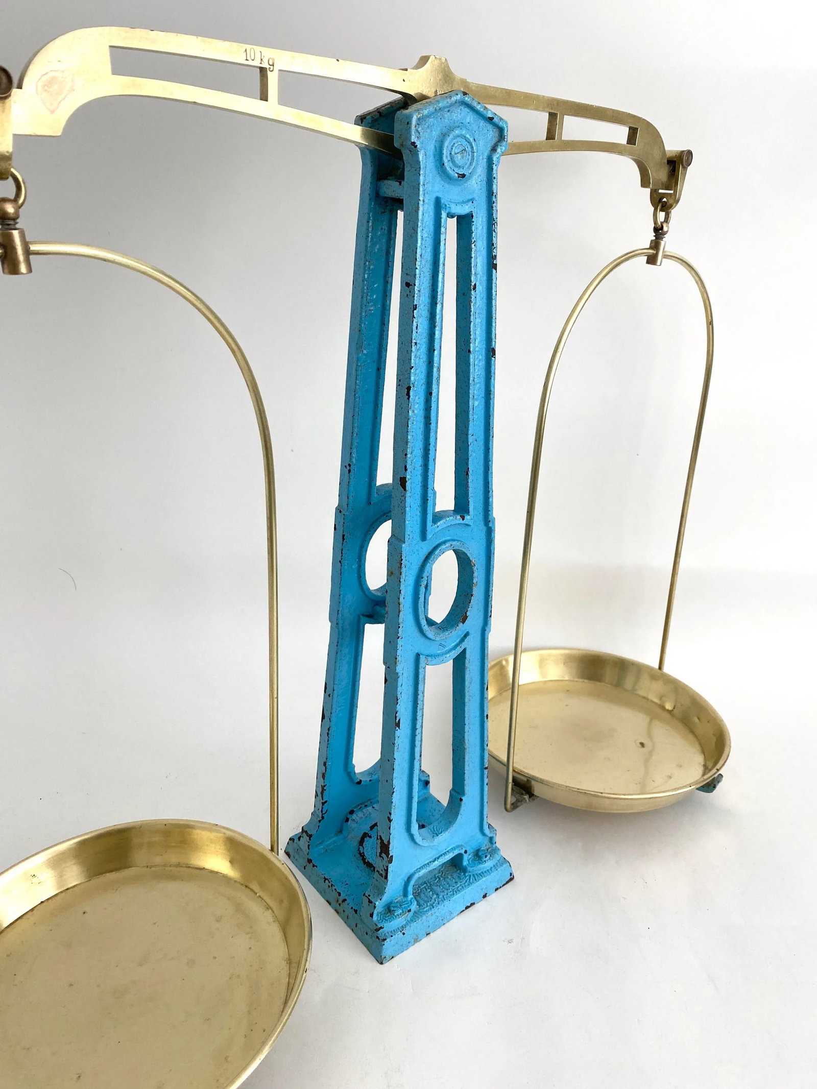 Vintage French Eiffel Tower Balance Scale - 7