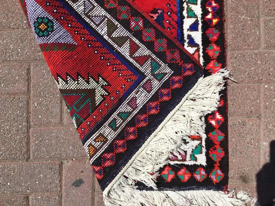 Red Anatolin Runner Rug - 146" X 35" - 6