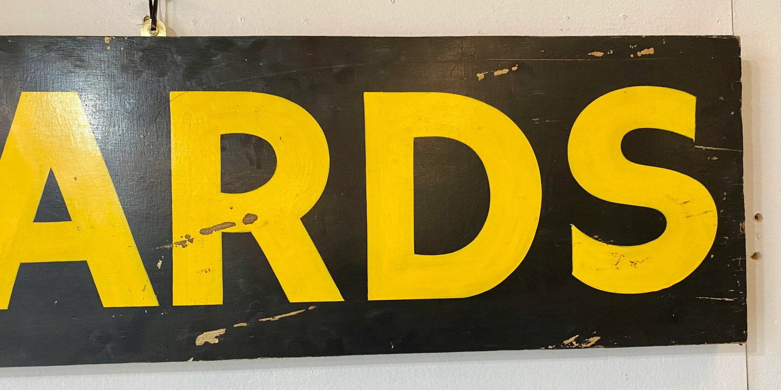 Vintage Hand Painted Wooden Awards Area Sign From a Horse Show in England - Circa 1970's - 3