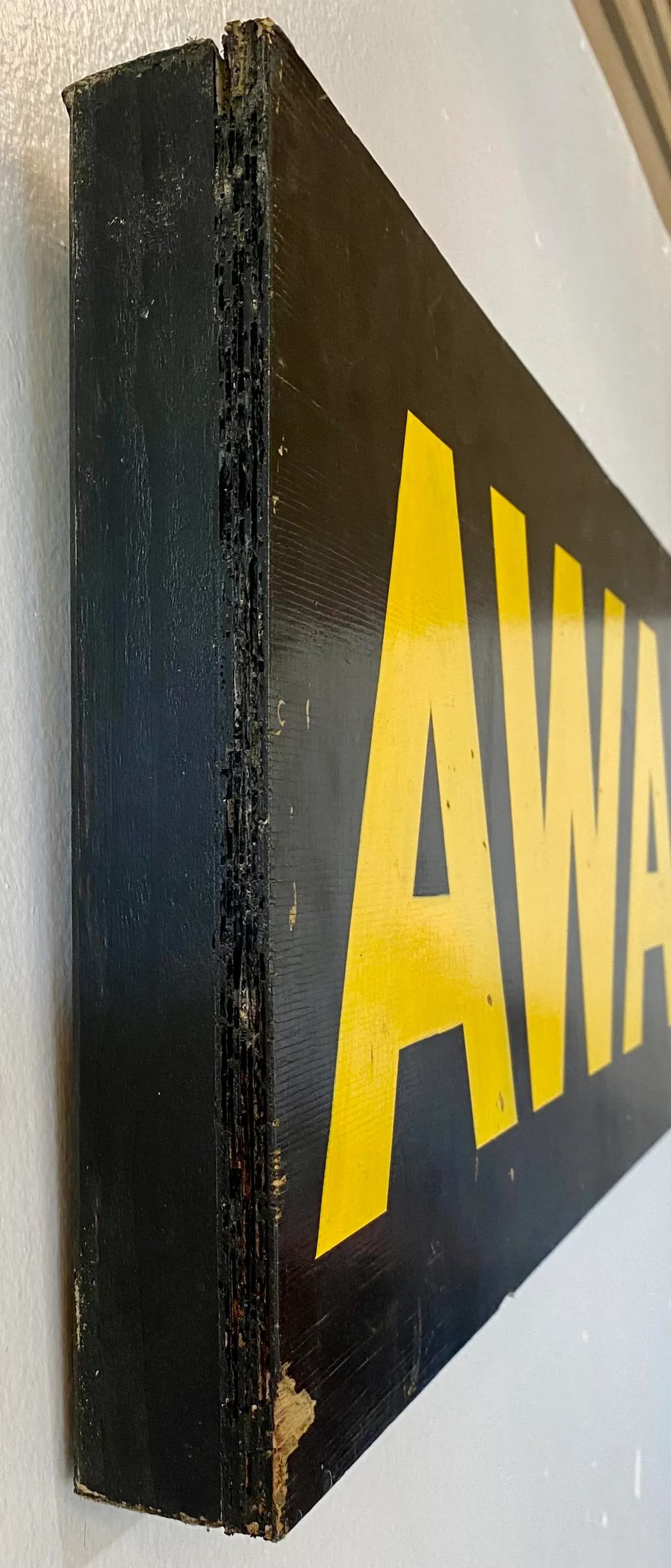 Vintage Hand Painted Wooden Awards Area Sign From a Horse Show in England - Circa 1970's - 4