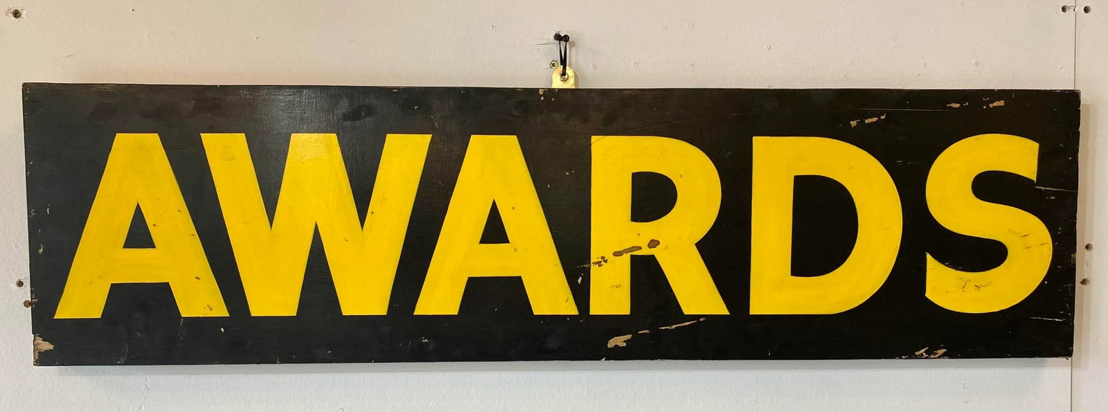 Vintage Hand Painted Wooden Awards Area Sign From a Horse Show in England - Circa 1970's - 8