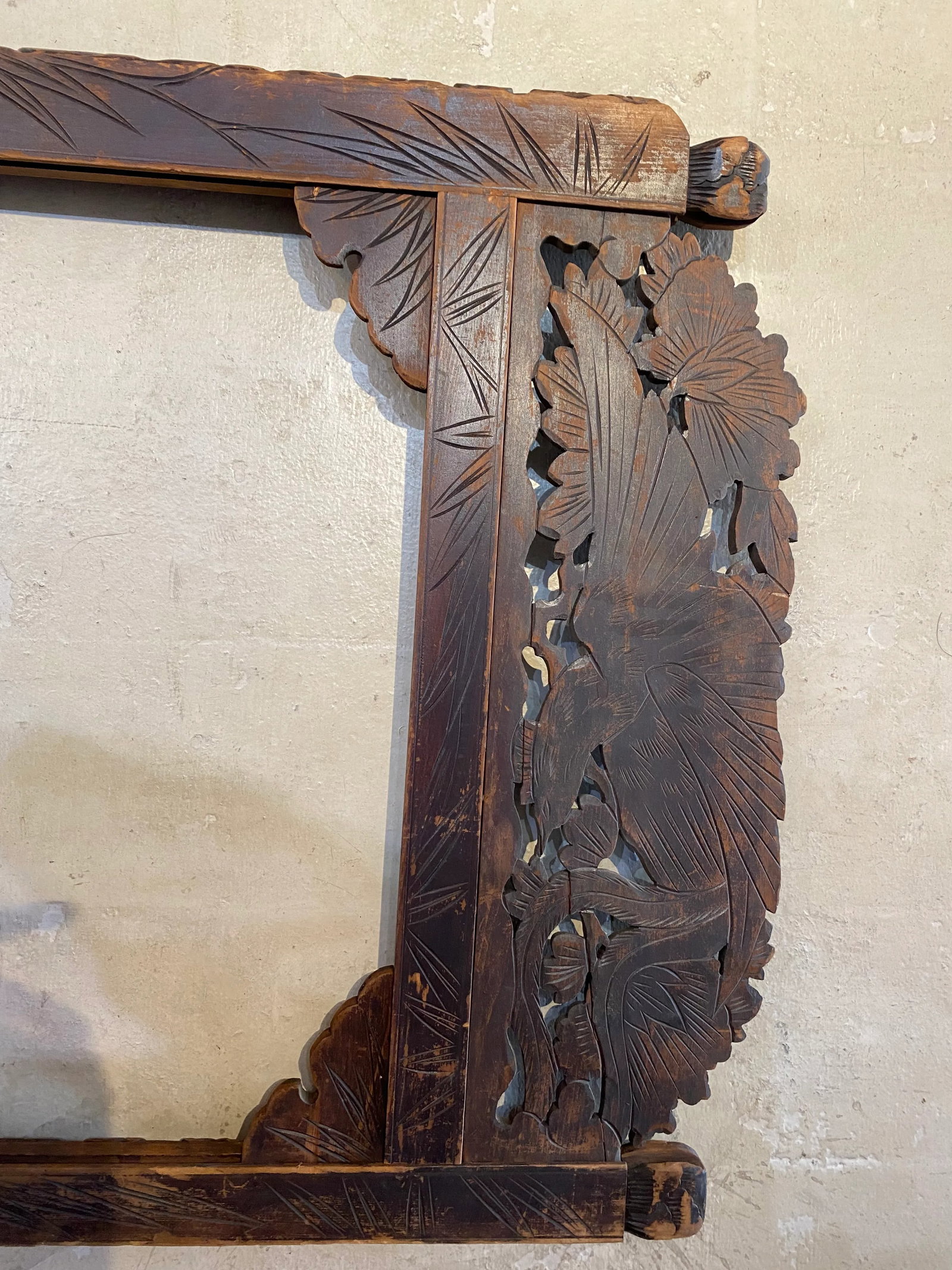Antique 1910s Chinese Screen and Room Divider - a Pair - 3